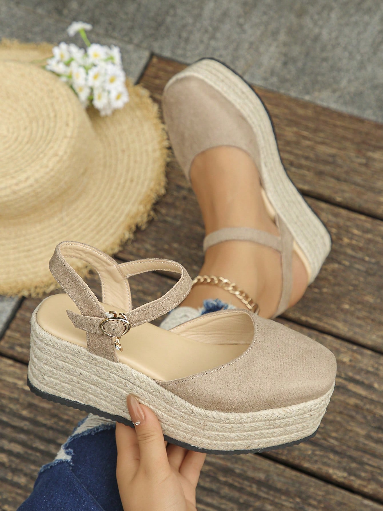 In Khaki Women Wedges & Flatform