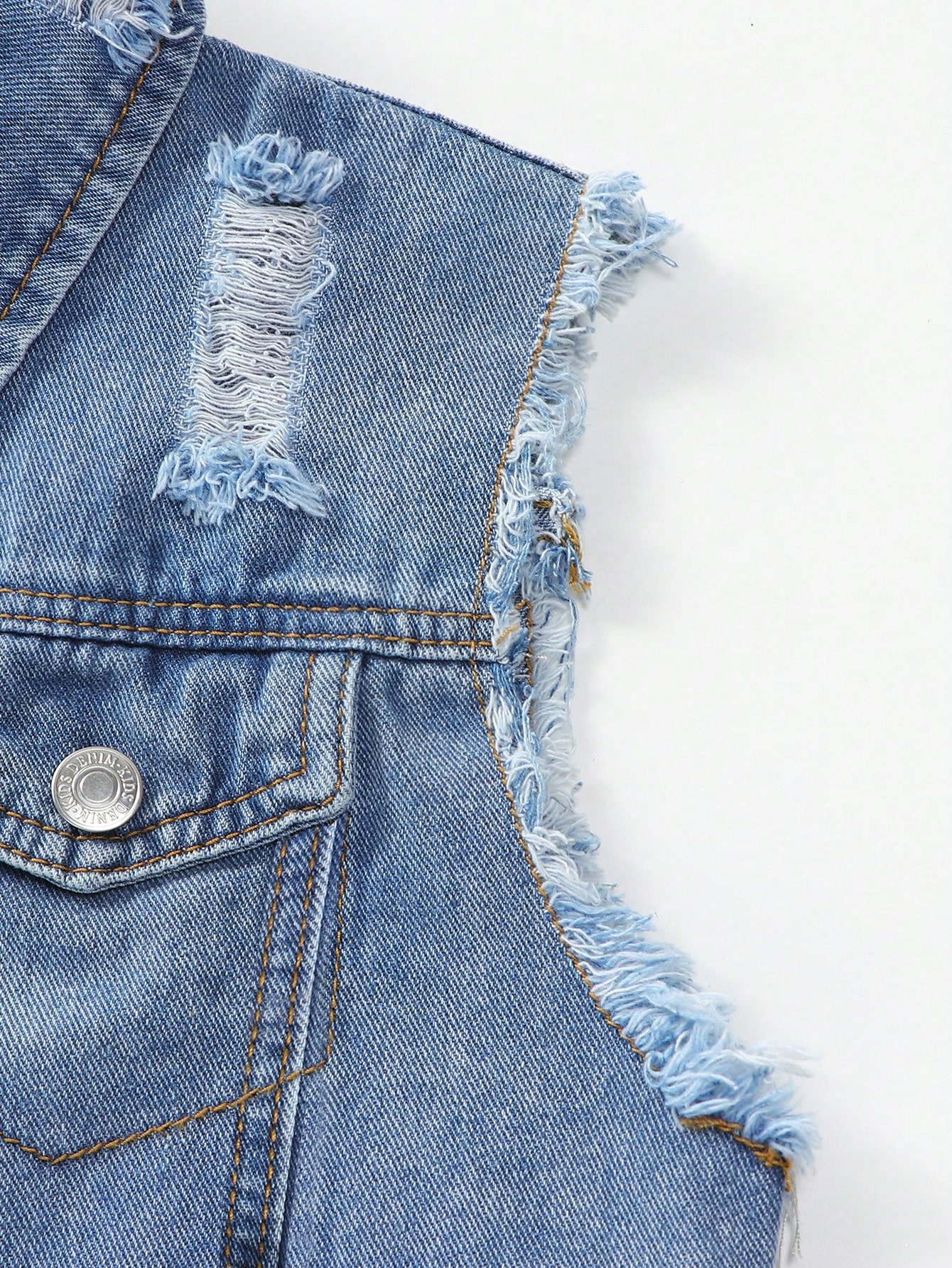 Tween Girls Denim Two-piece Outfits