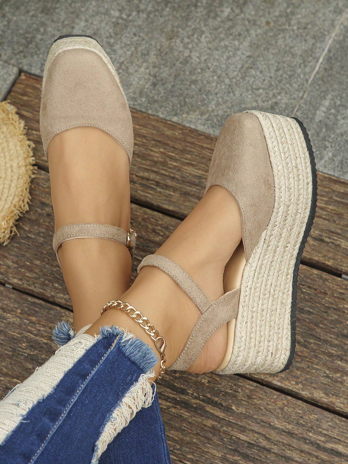 In Khaki Women Wedges & Flatform