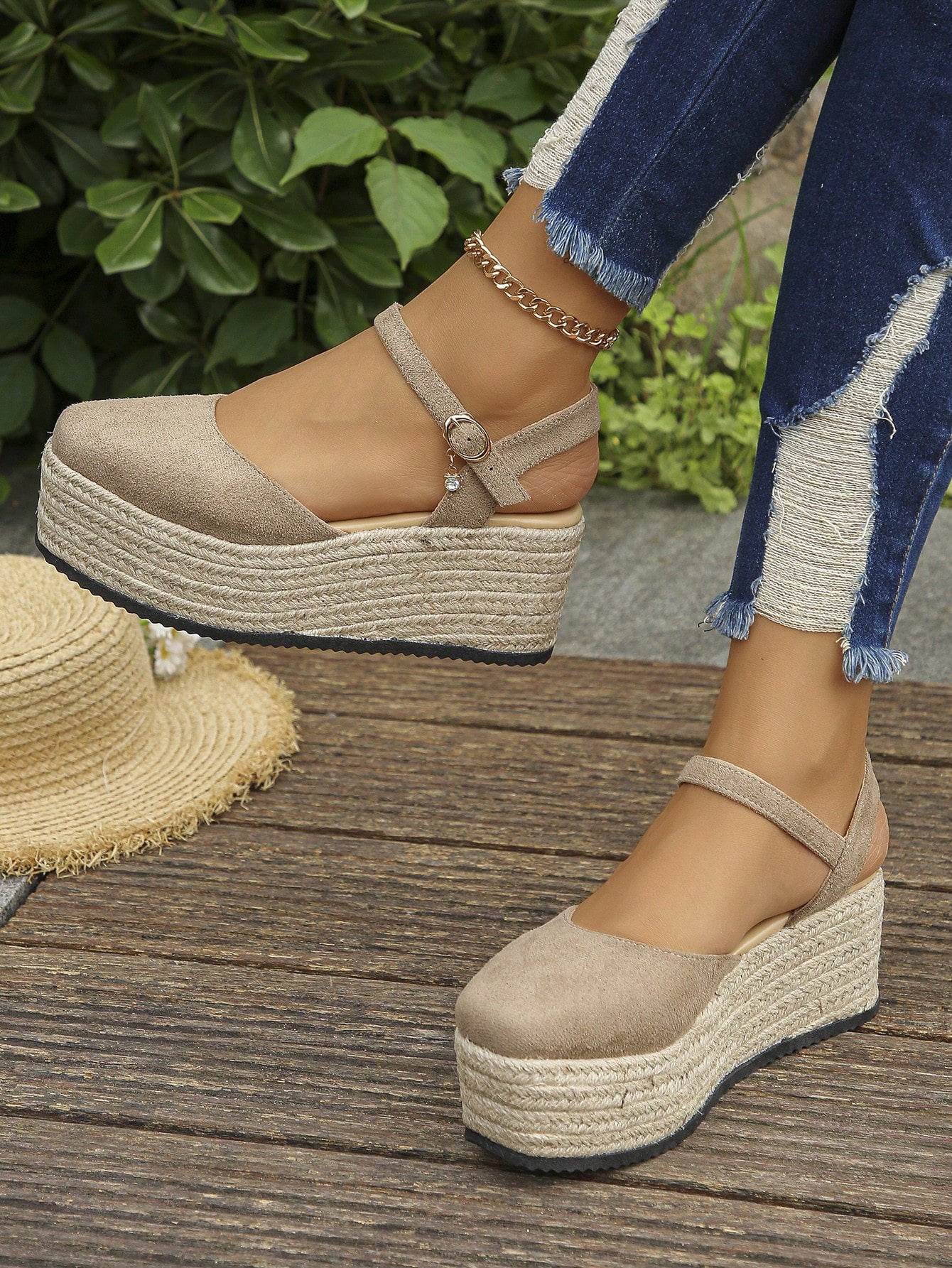 In Khaki Women Wedges & Flatform