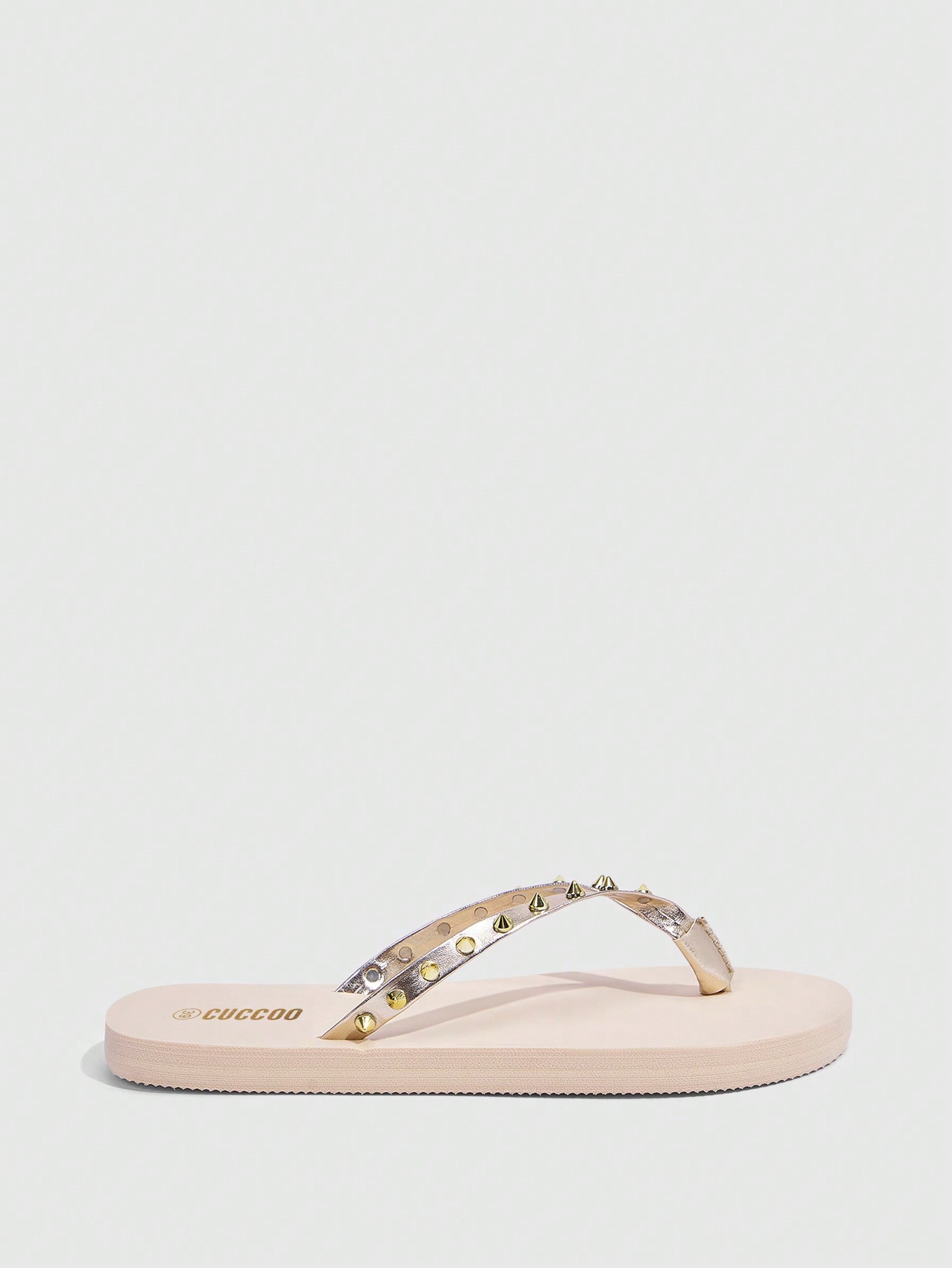 In Gold Women Slippers