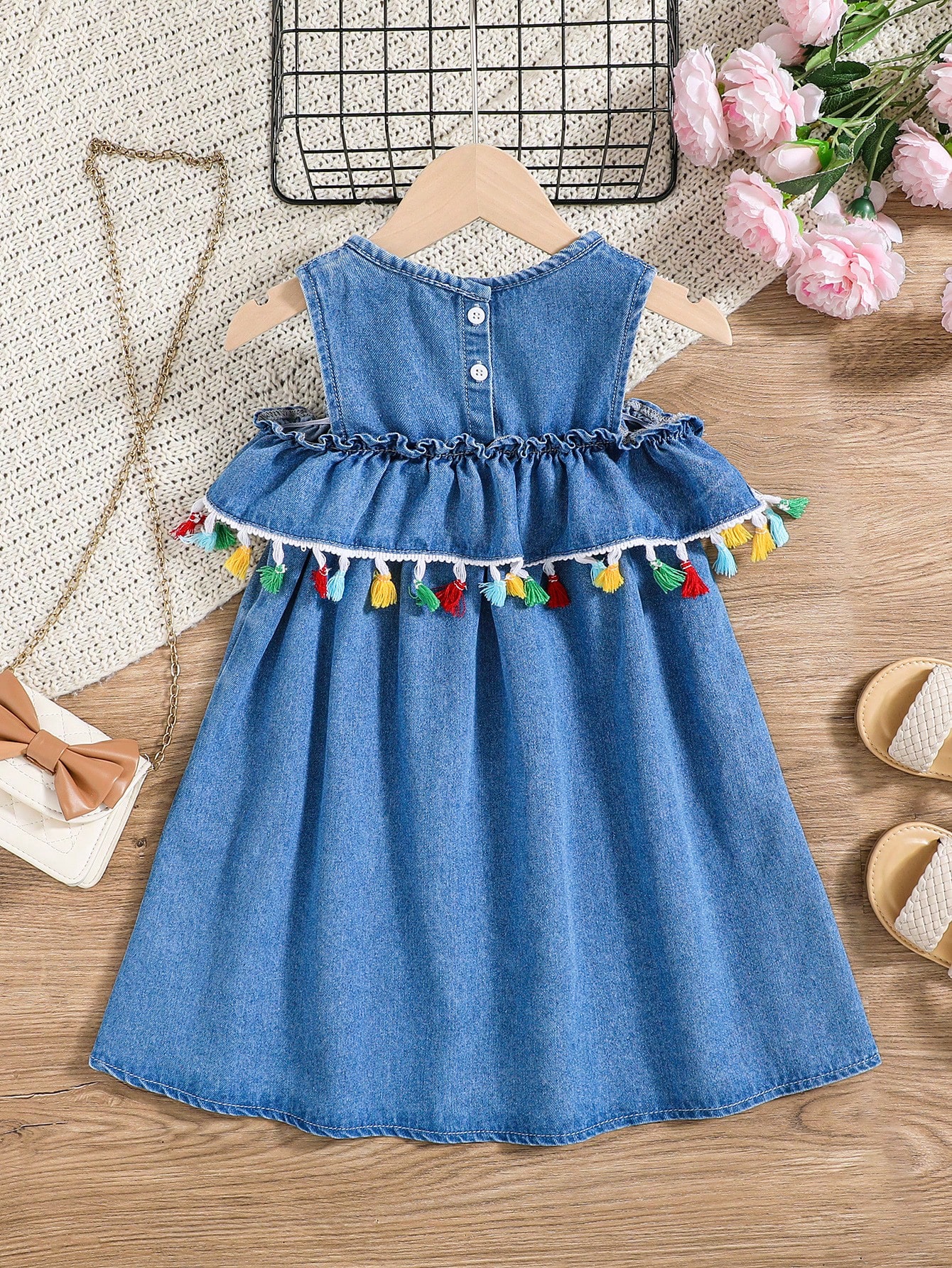 Young Girls Denim Dresses