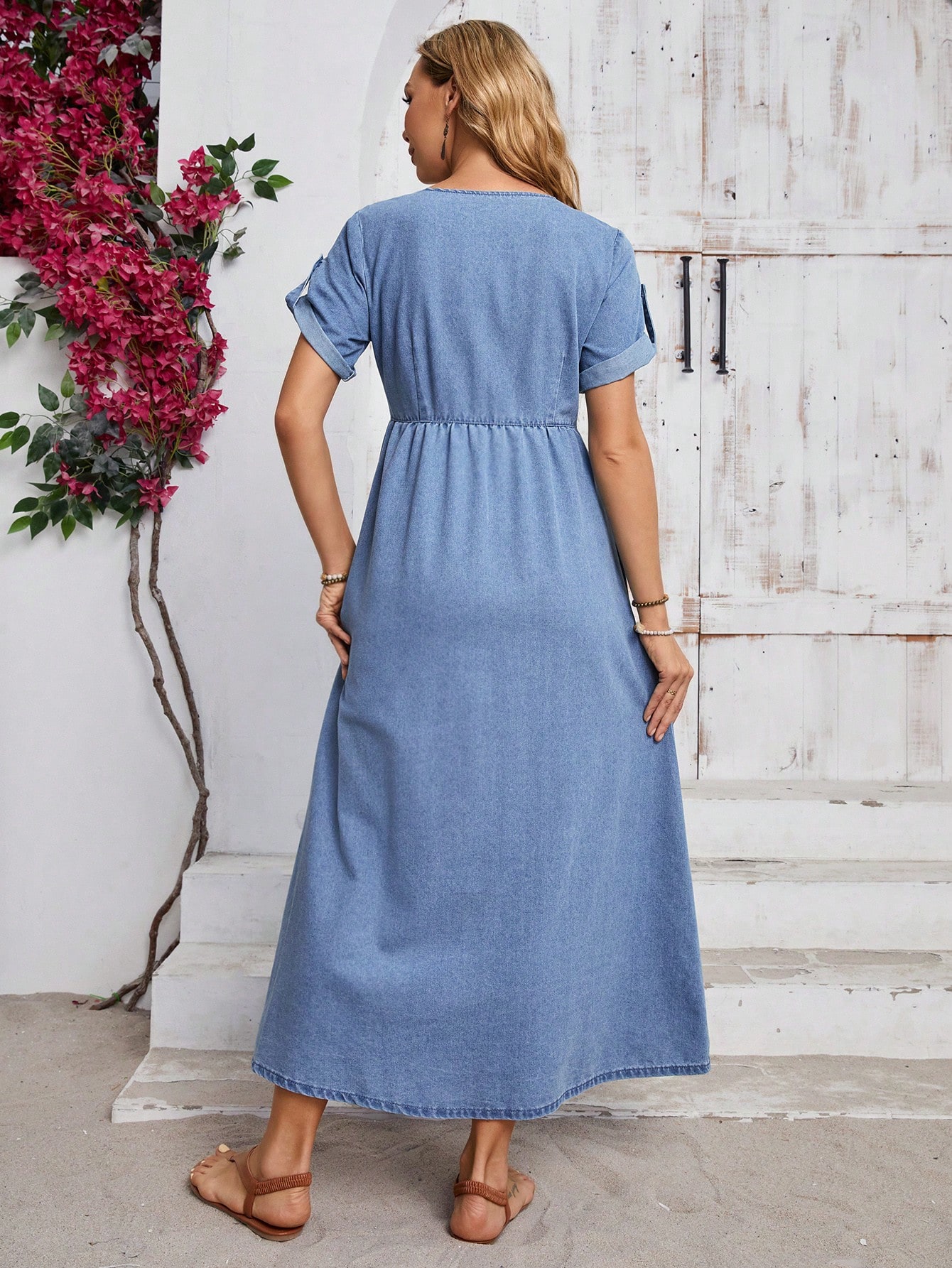 In Blue Women Denim Dresses