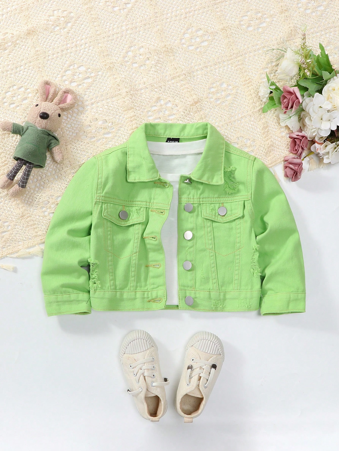 Young Girls Denim Jackets & Coats