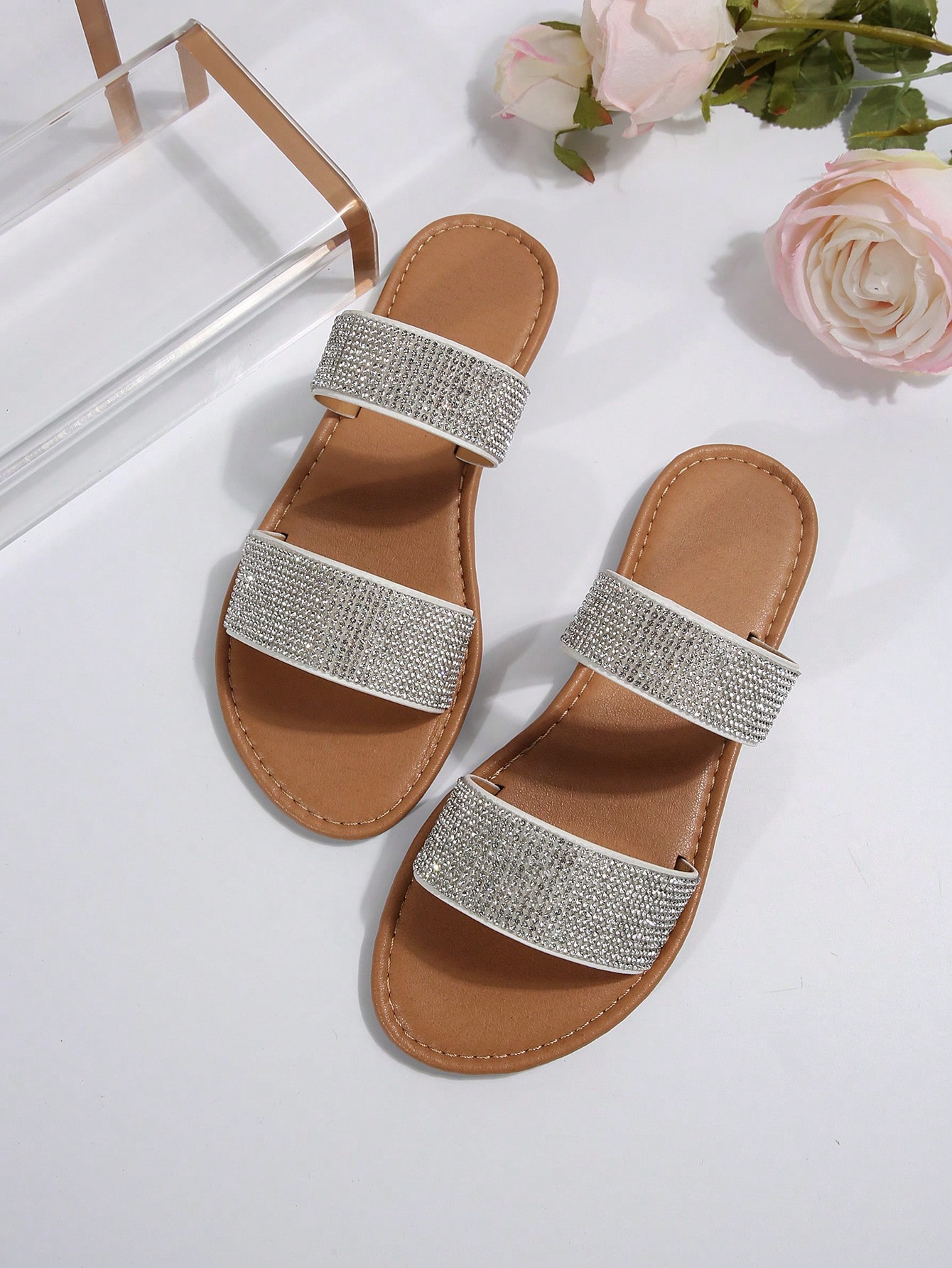 In White Women Flat Sandals