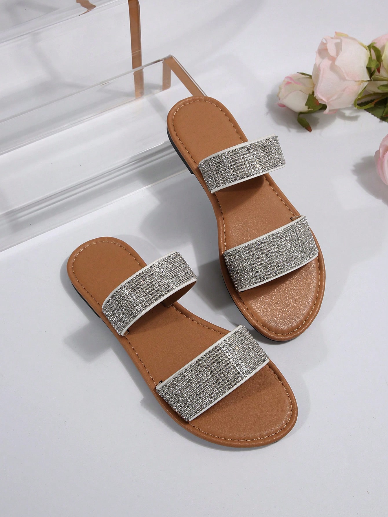 In White Women Flat Sandals