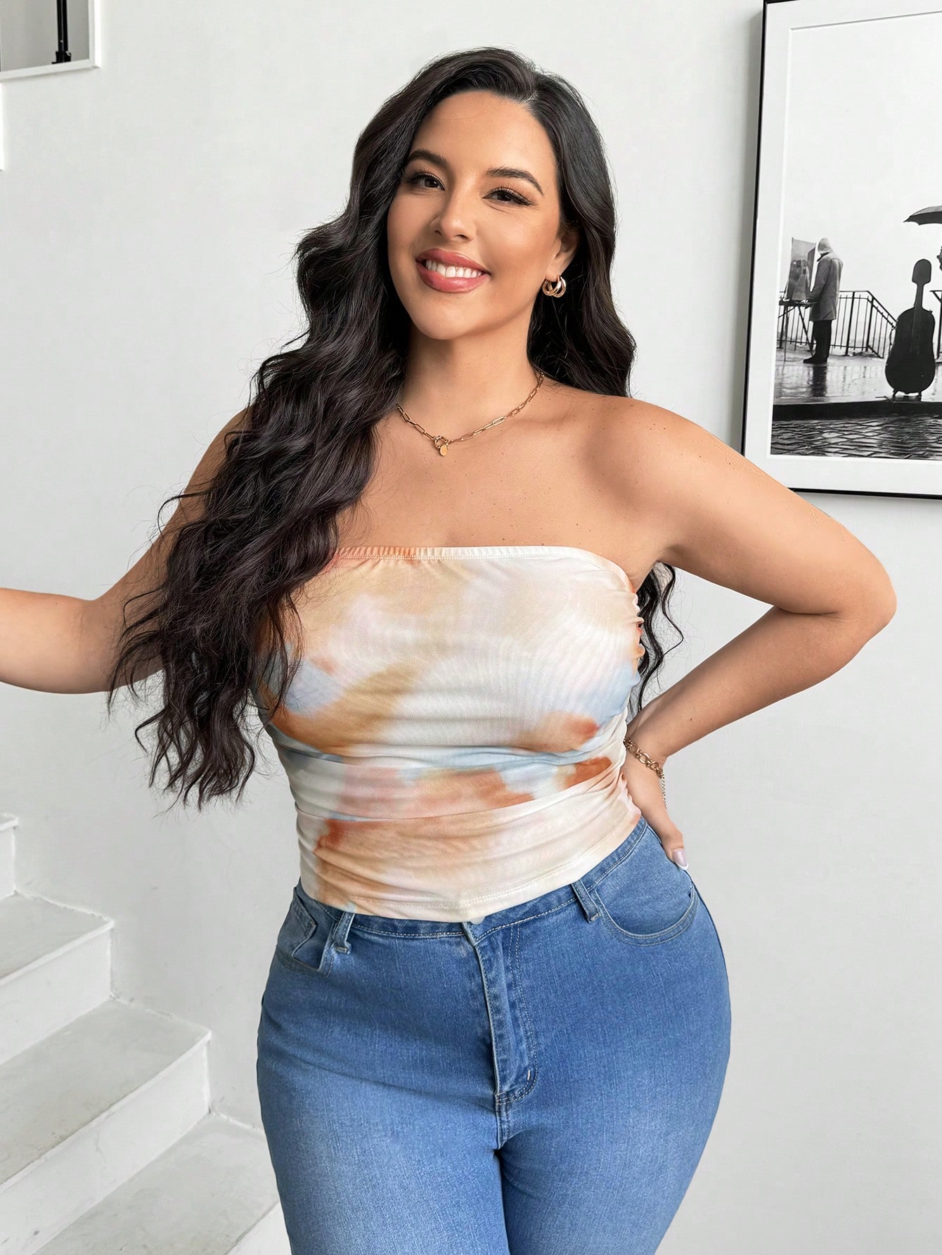 In Casual Plus Size Women Tops