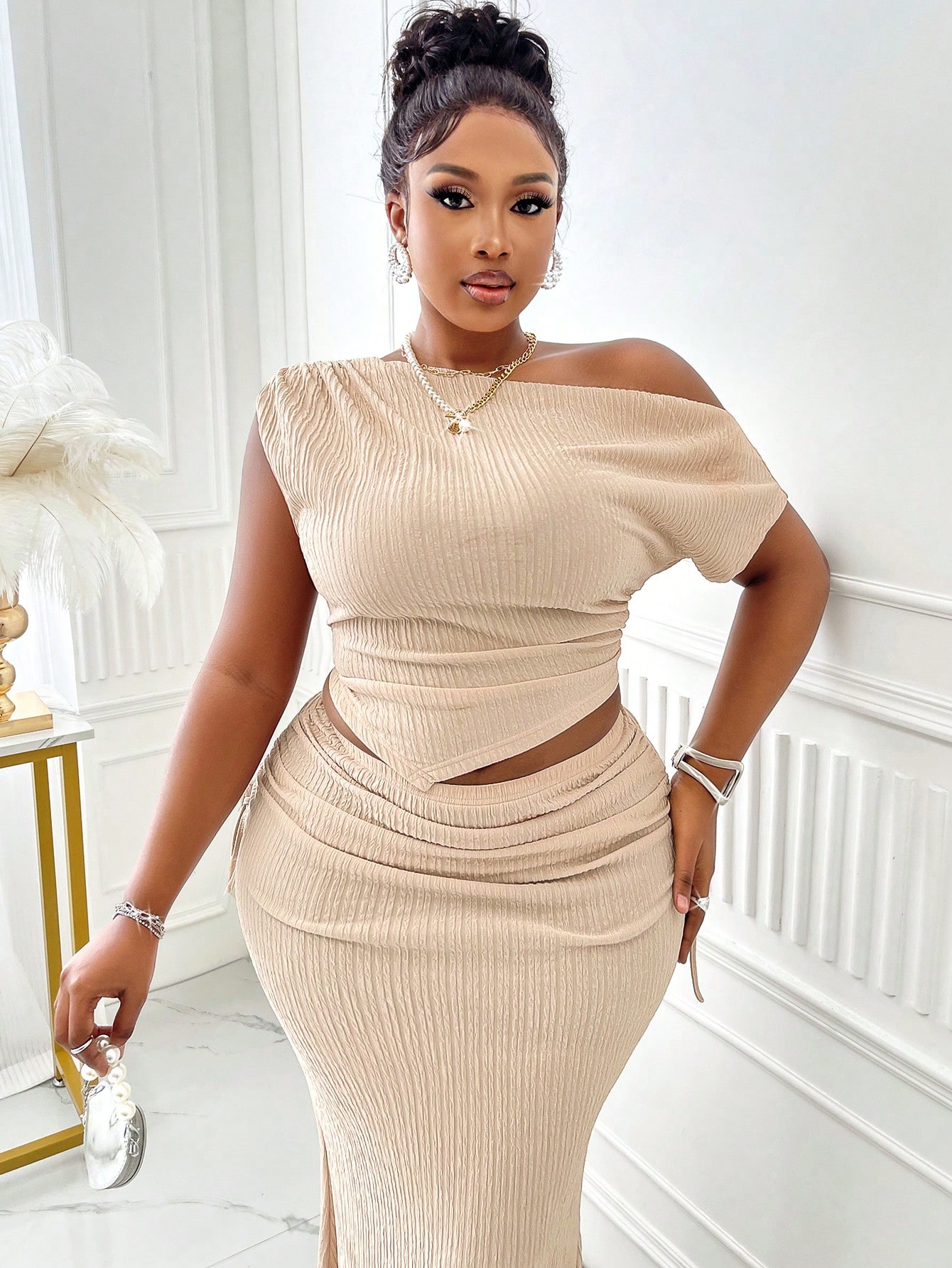 Plus Size Two piece set