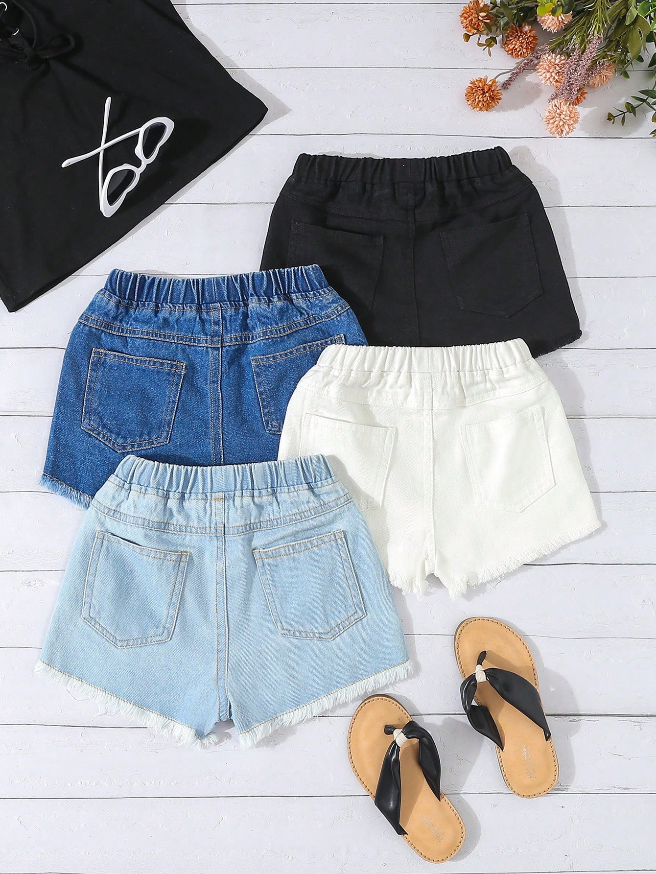 Young Girls Denim Shorts