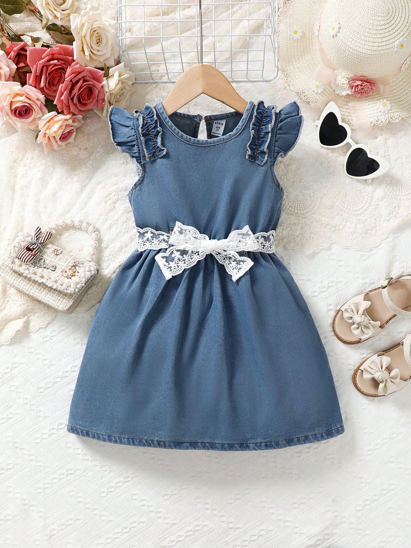 Young Girls Denim Dresses