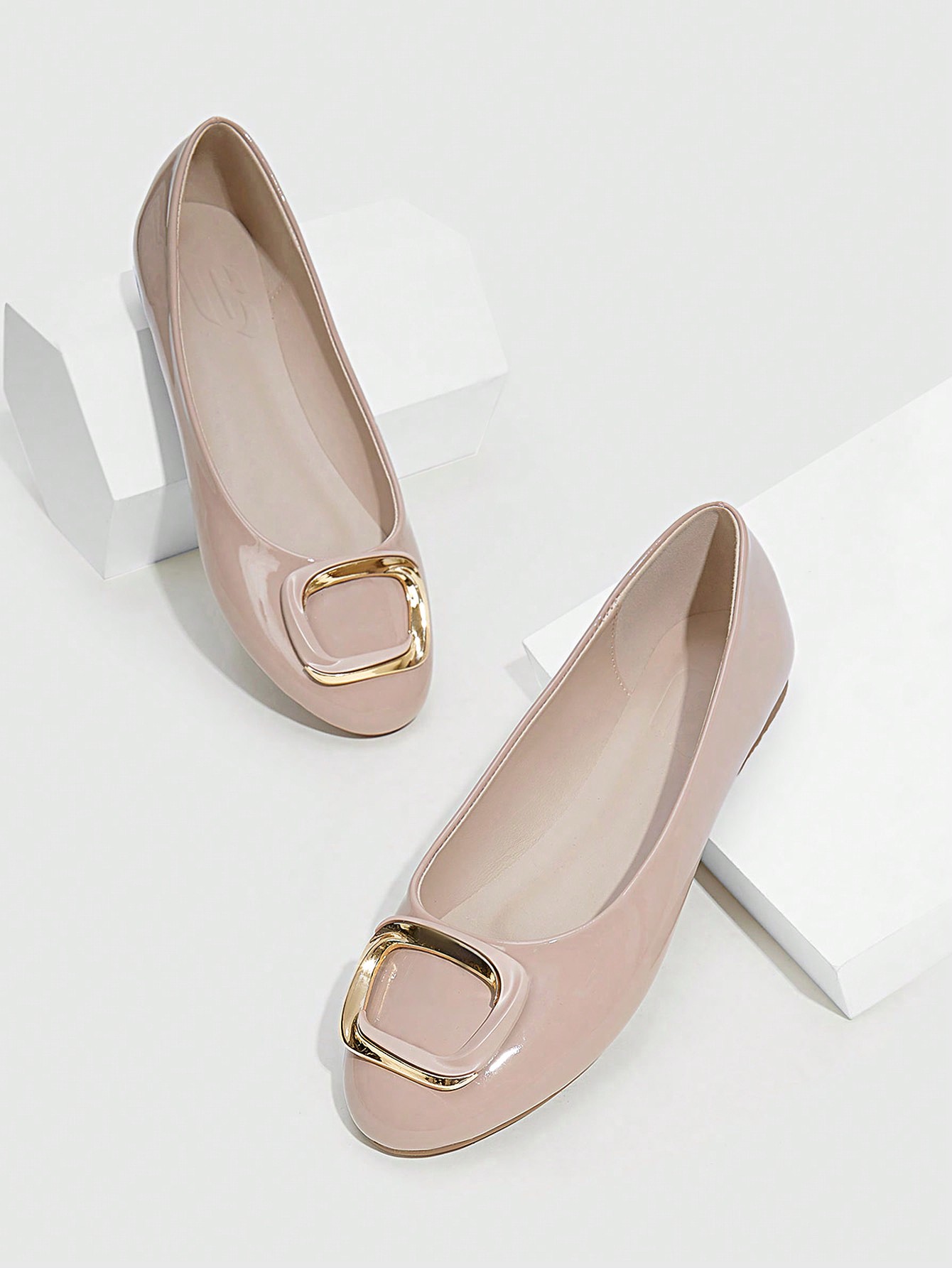 In Apricot Women Flats