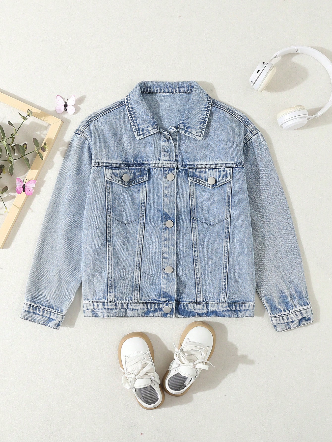 Tween Girls Denim Jackets & Coats