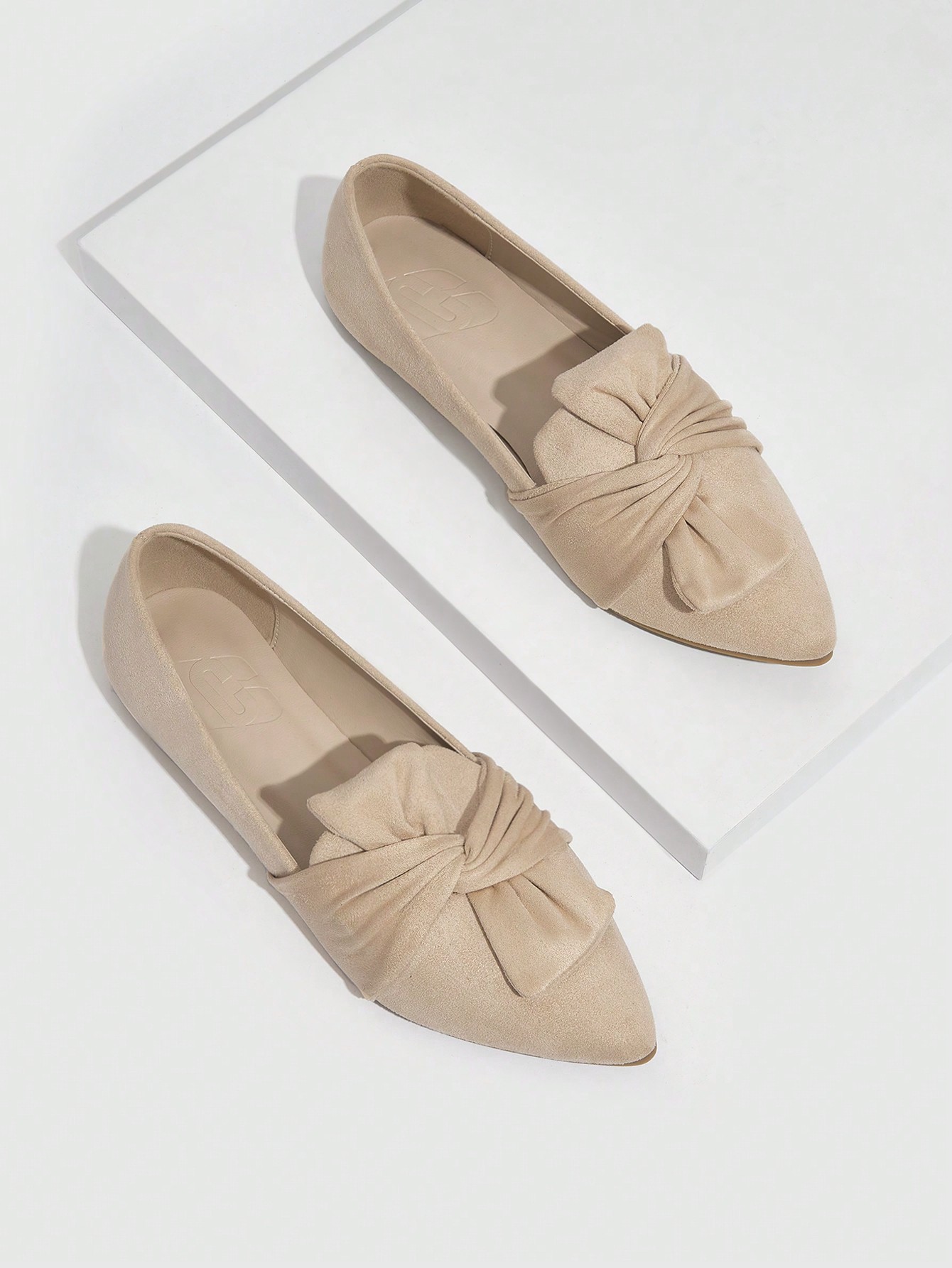 In Apricot Women Flats