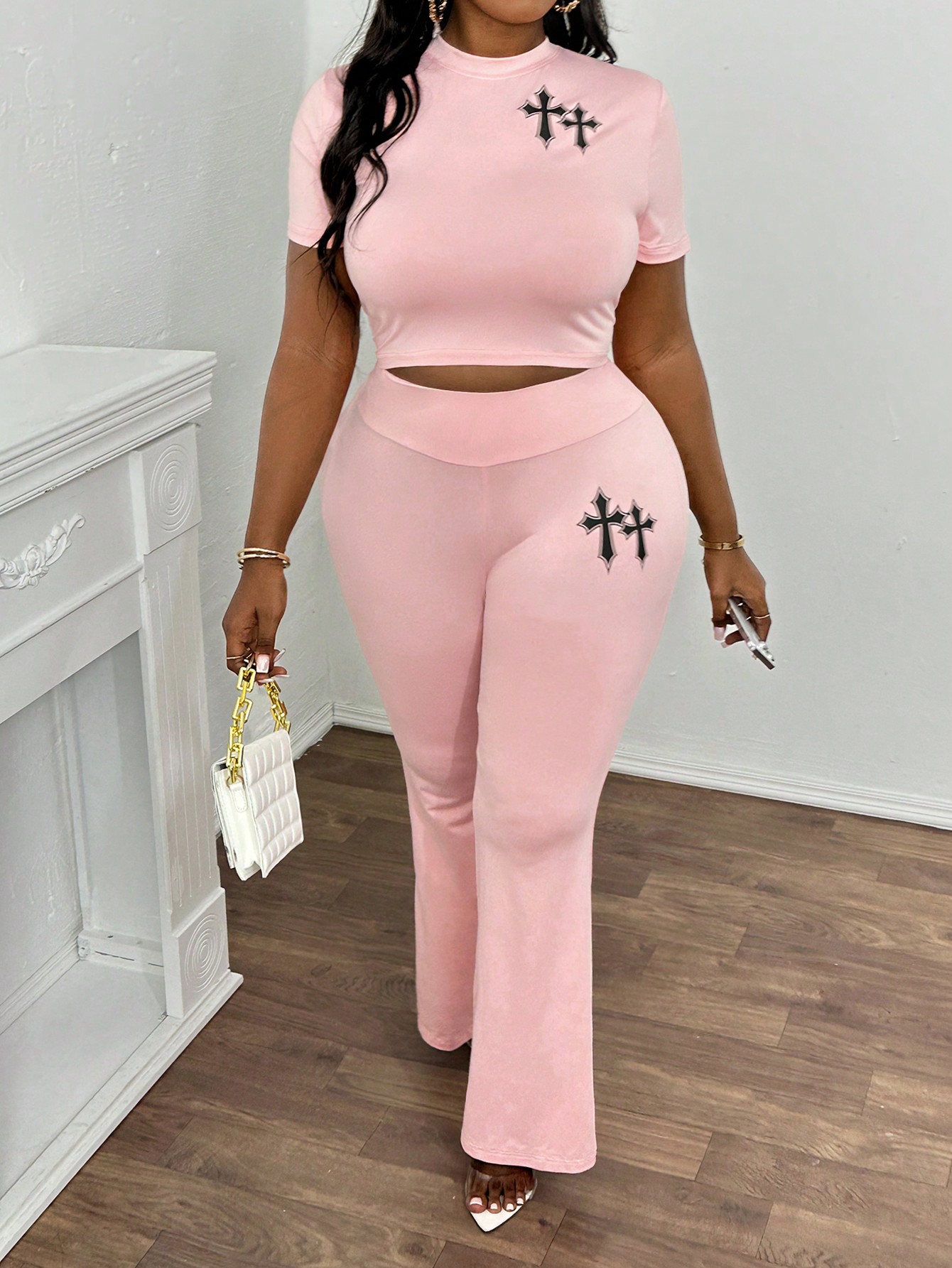 Plus Size Two piece set