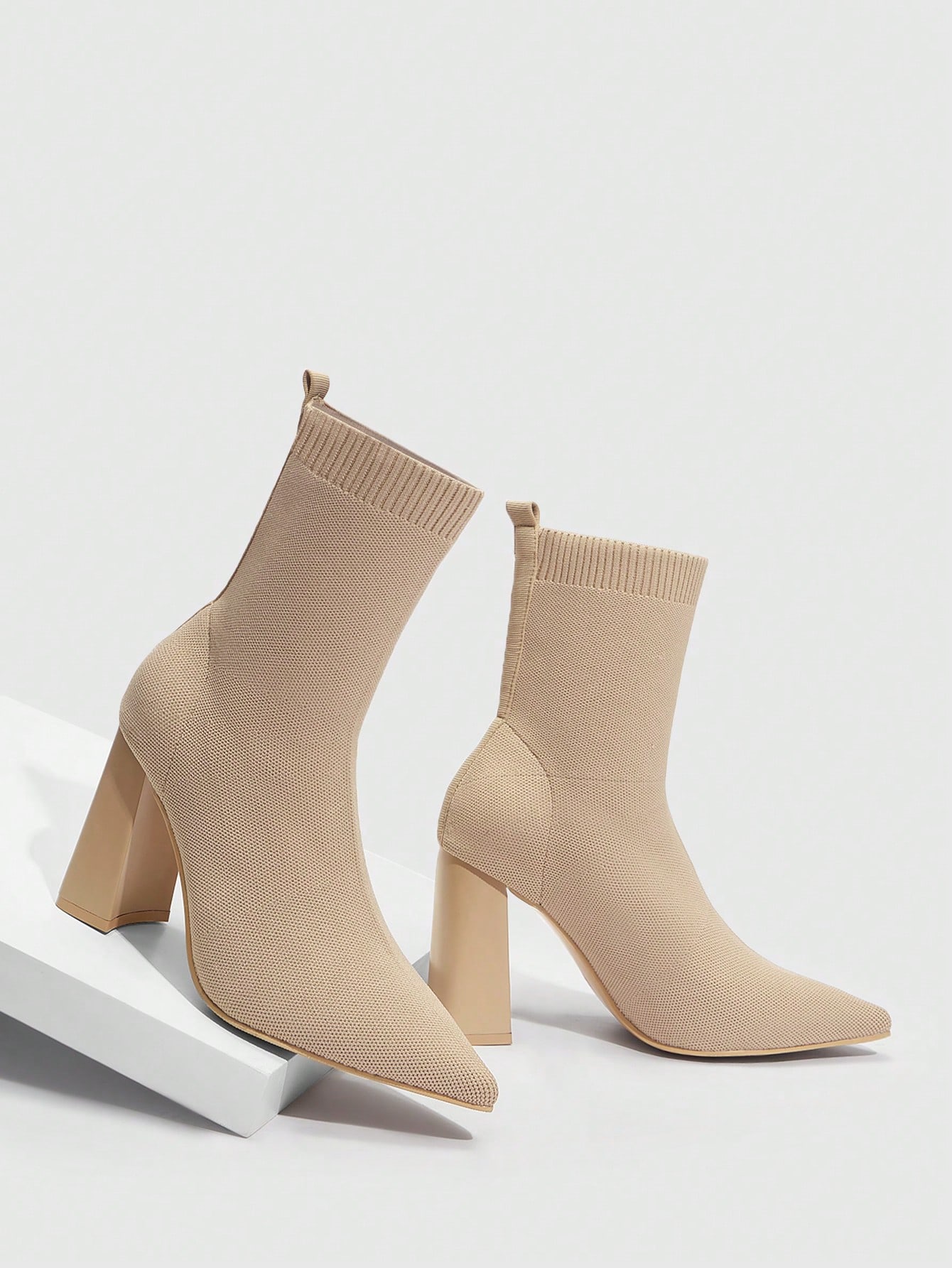 In Beige Women Fashion Boots