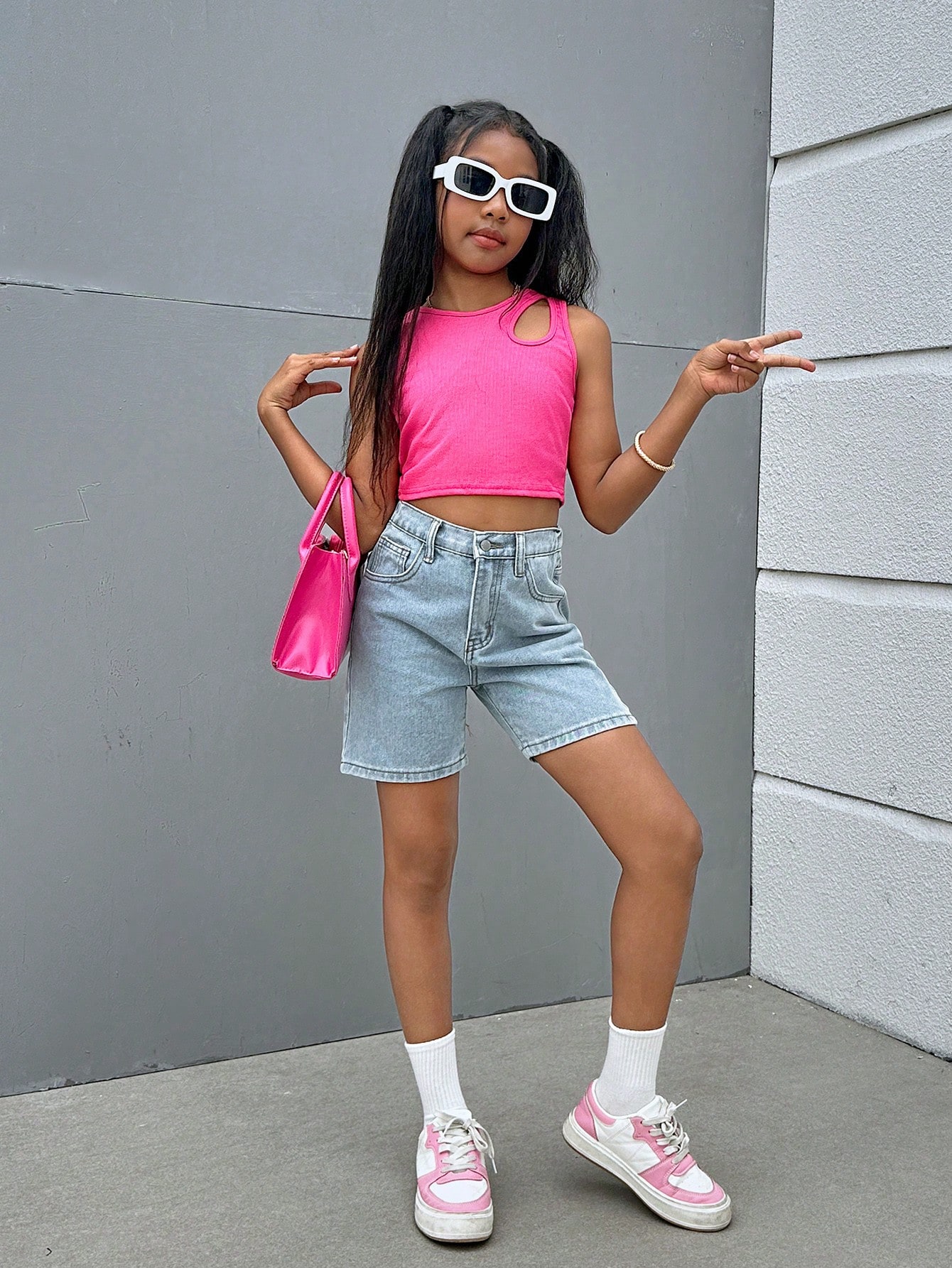 Tween Girls Denim Shorts