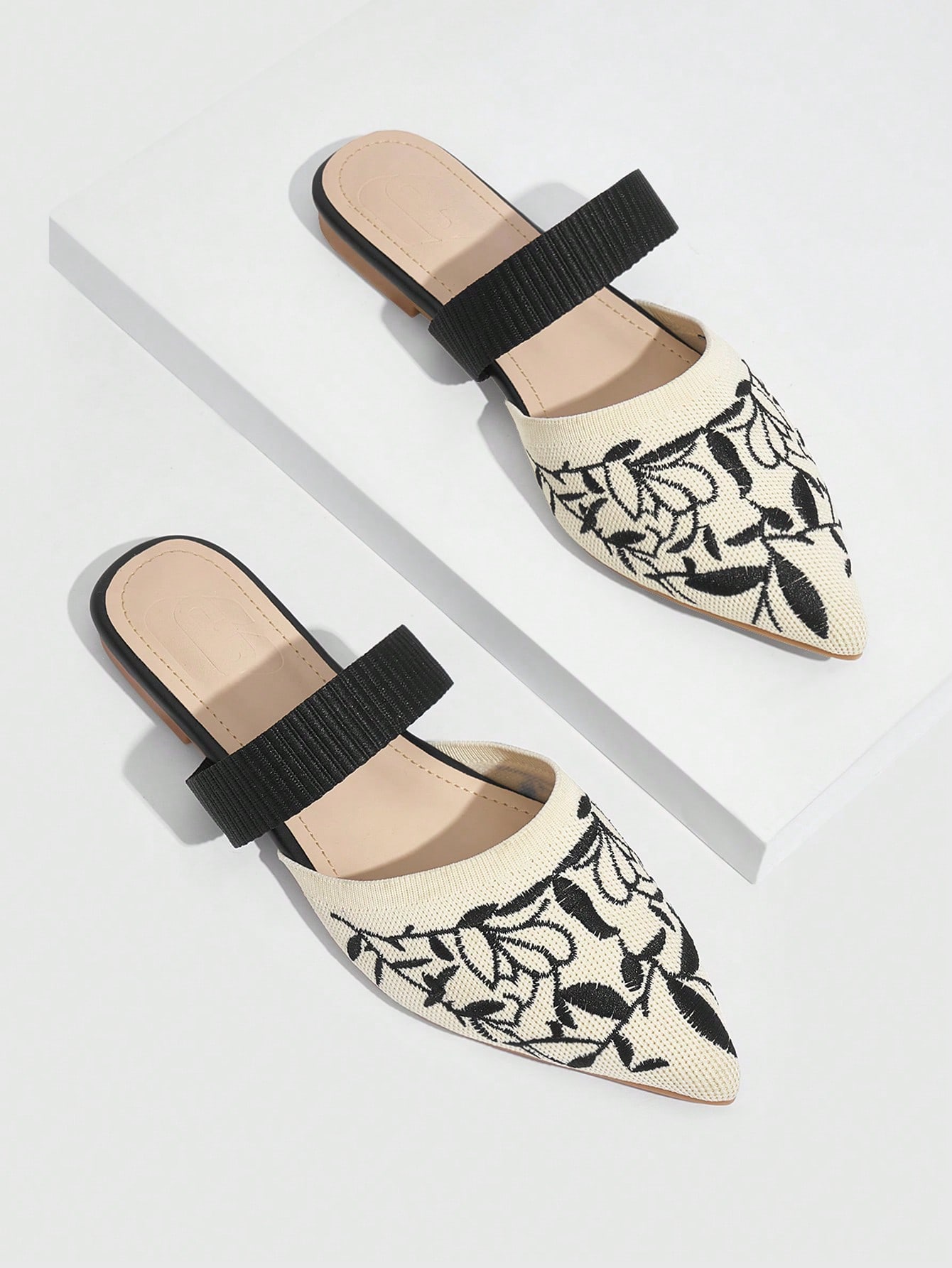 In Beige Women Flats