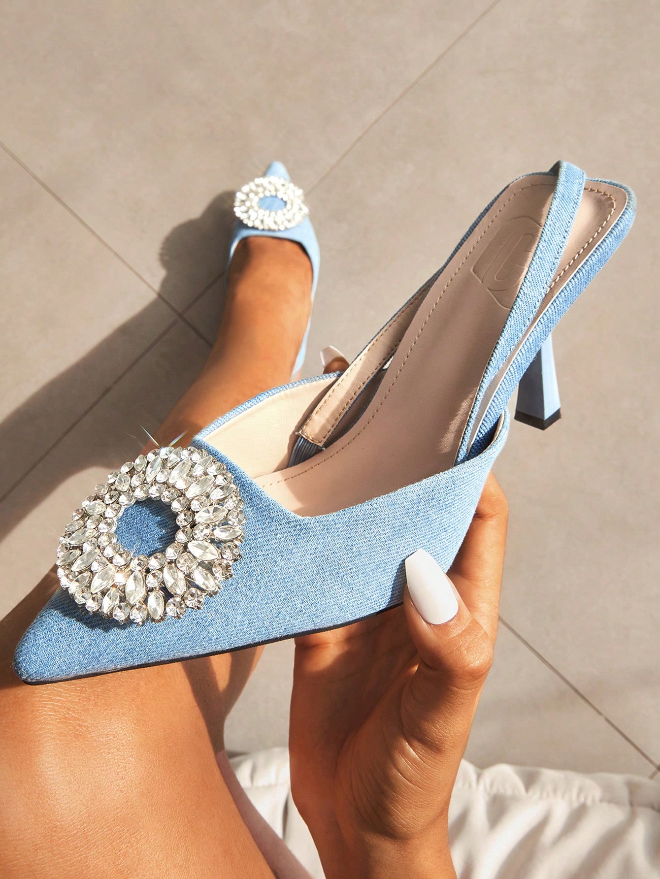 In Blue Women Pumps