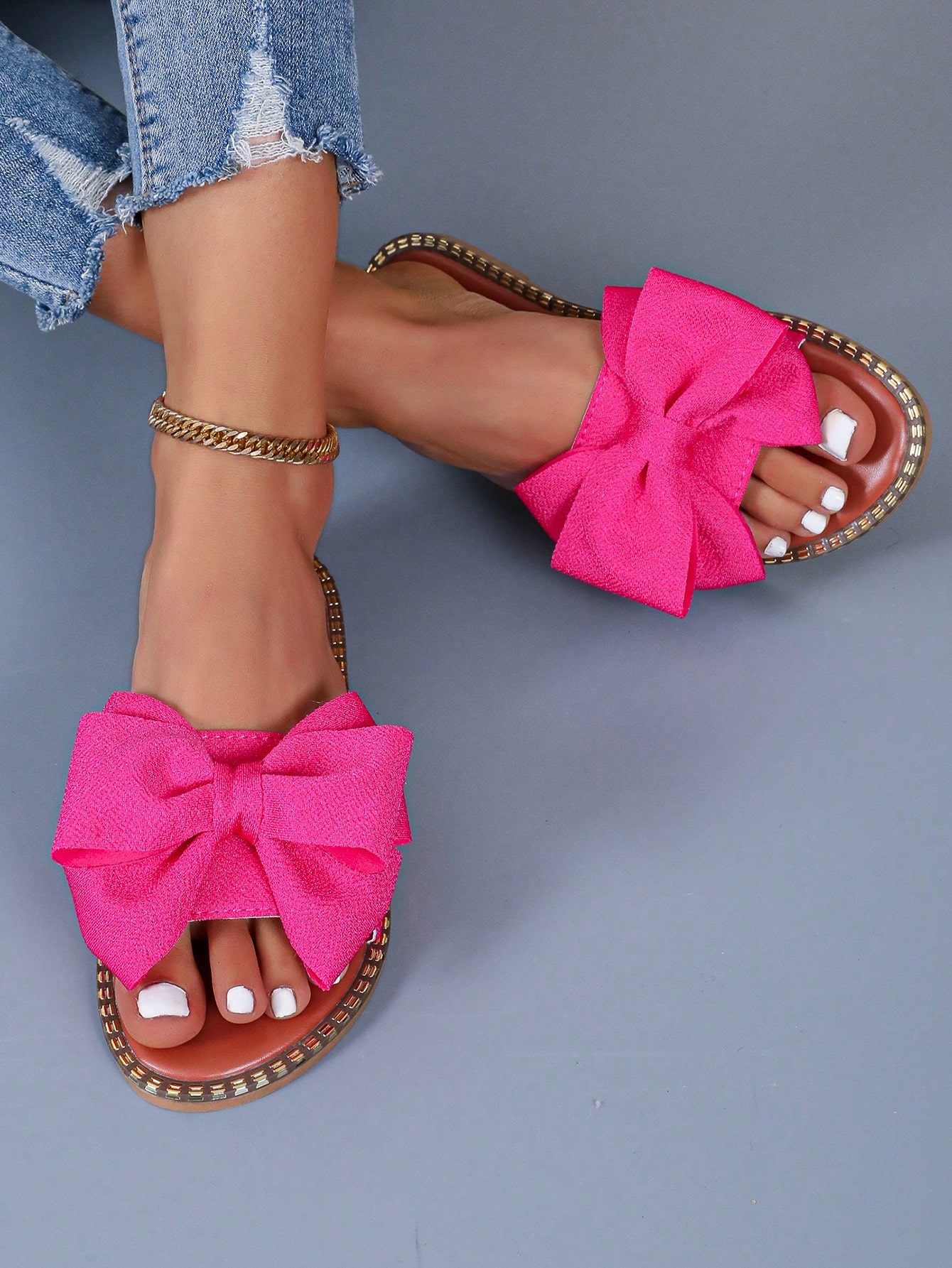 In Hot Pink Women Sandals