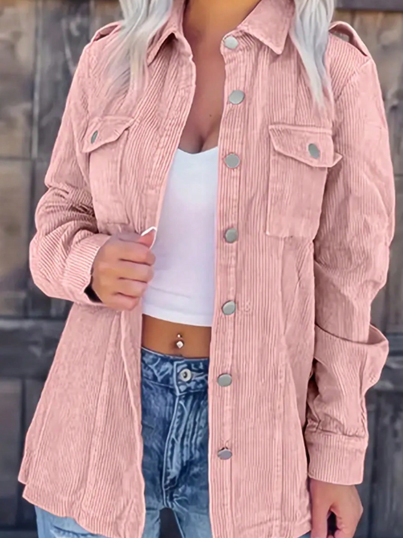 In Pink Women Coats