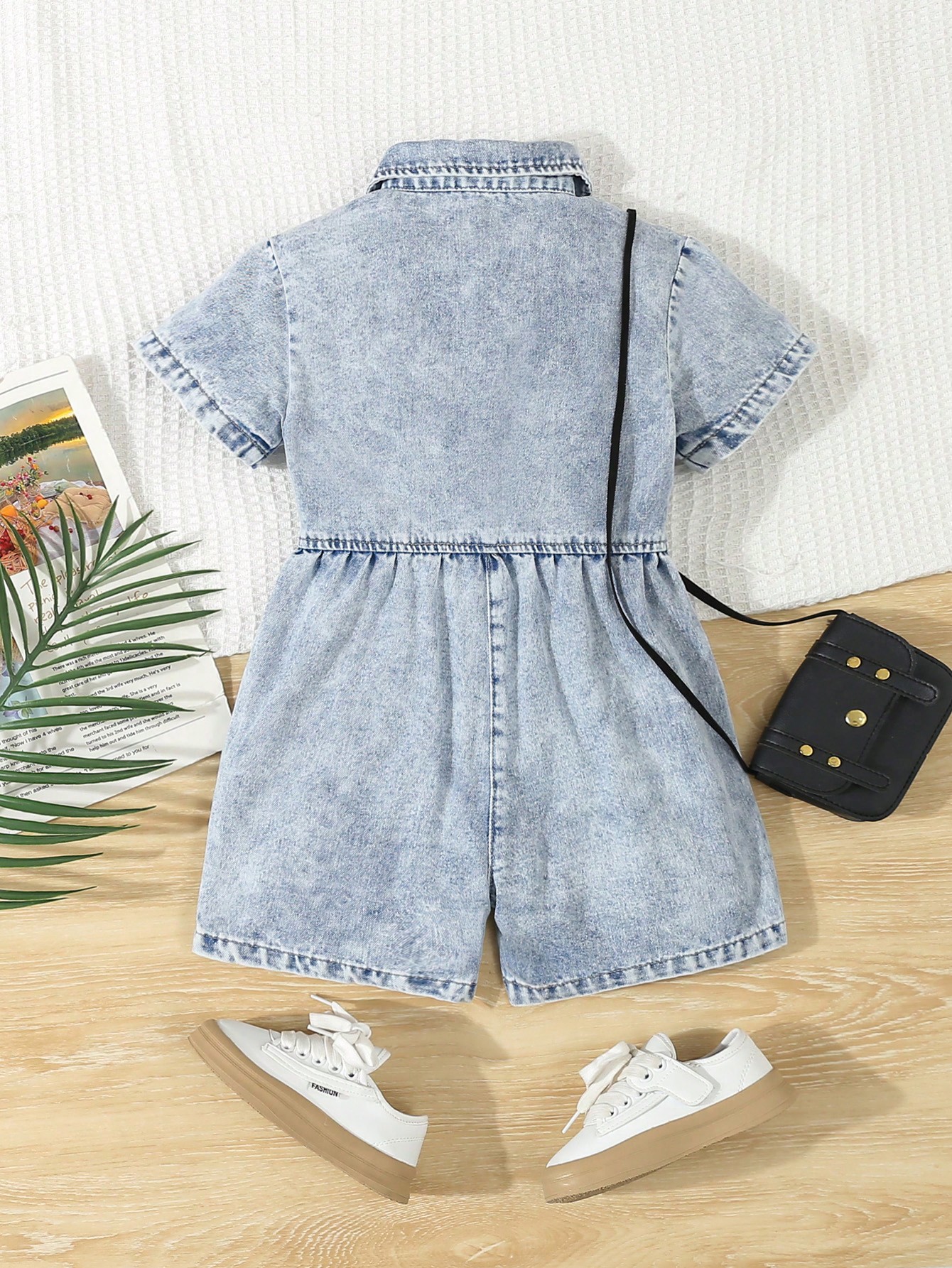 Young Girls Denim Overalls & Jumpsuits