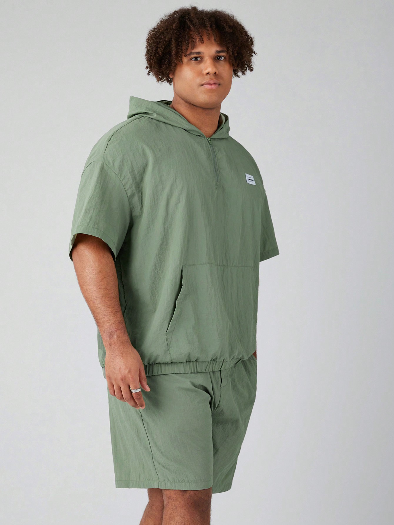 Men Plus Size Shirt Co-ords