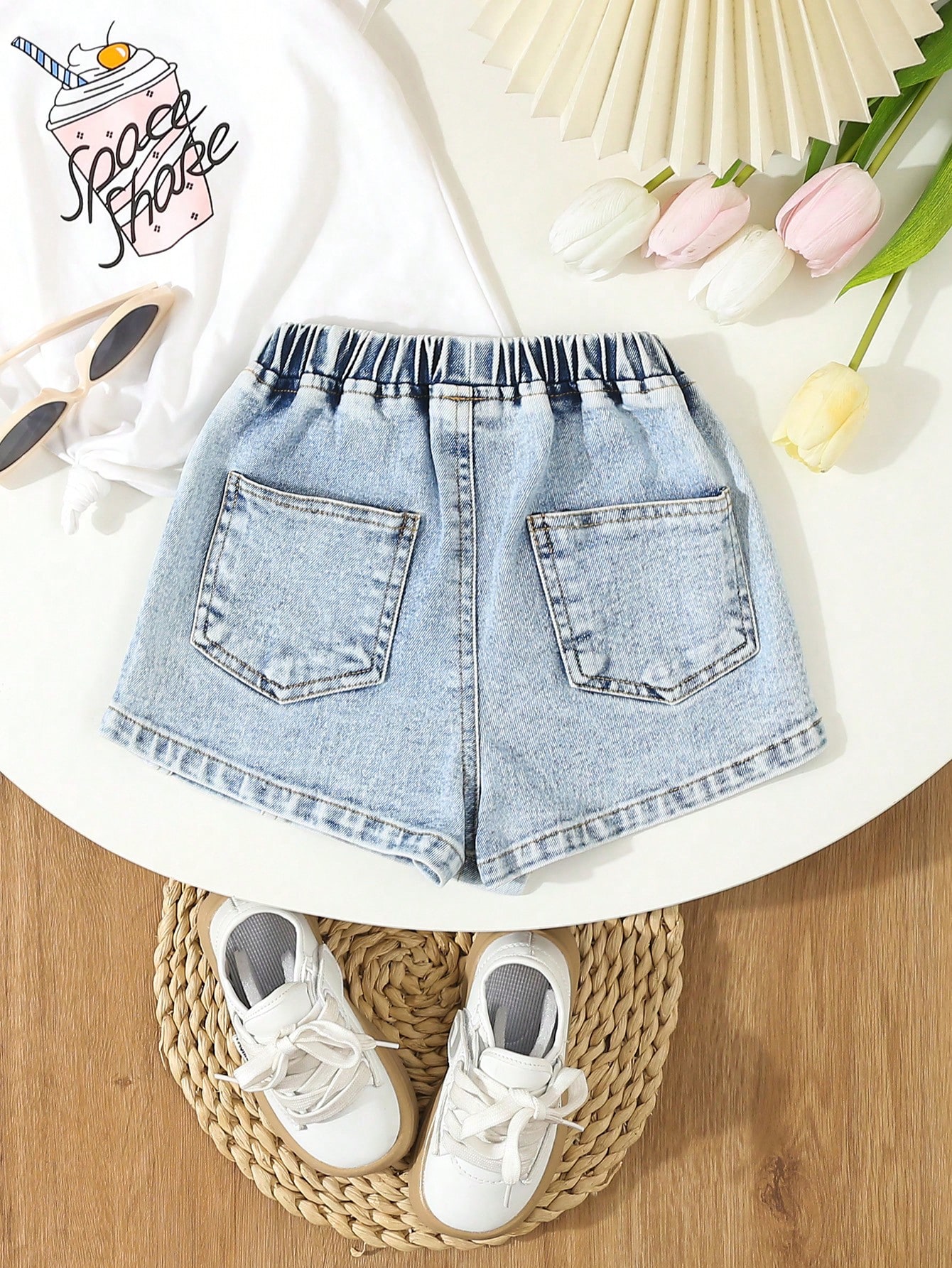 Young Girls Denim Shorts