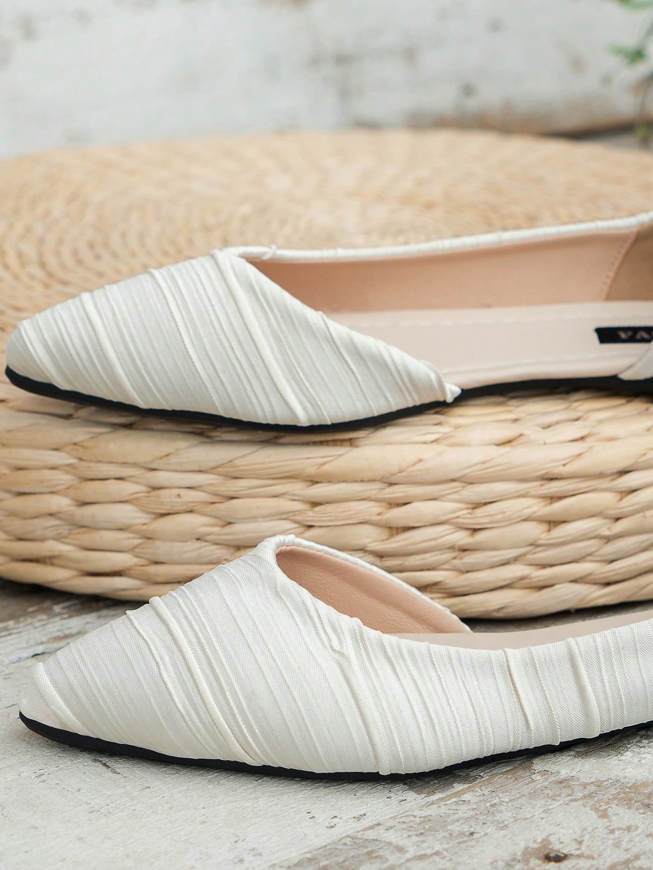 In Beige Women Flats