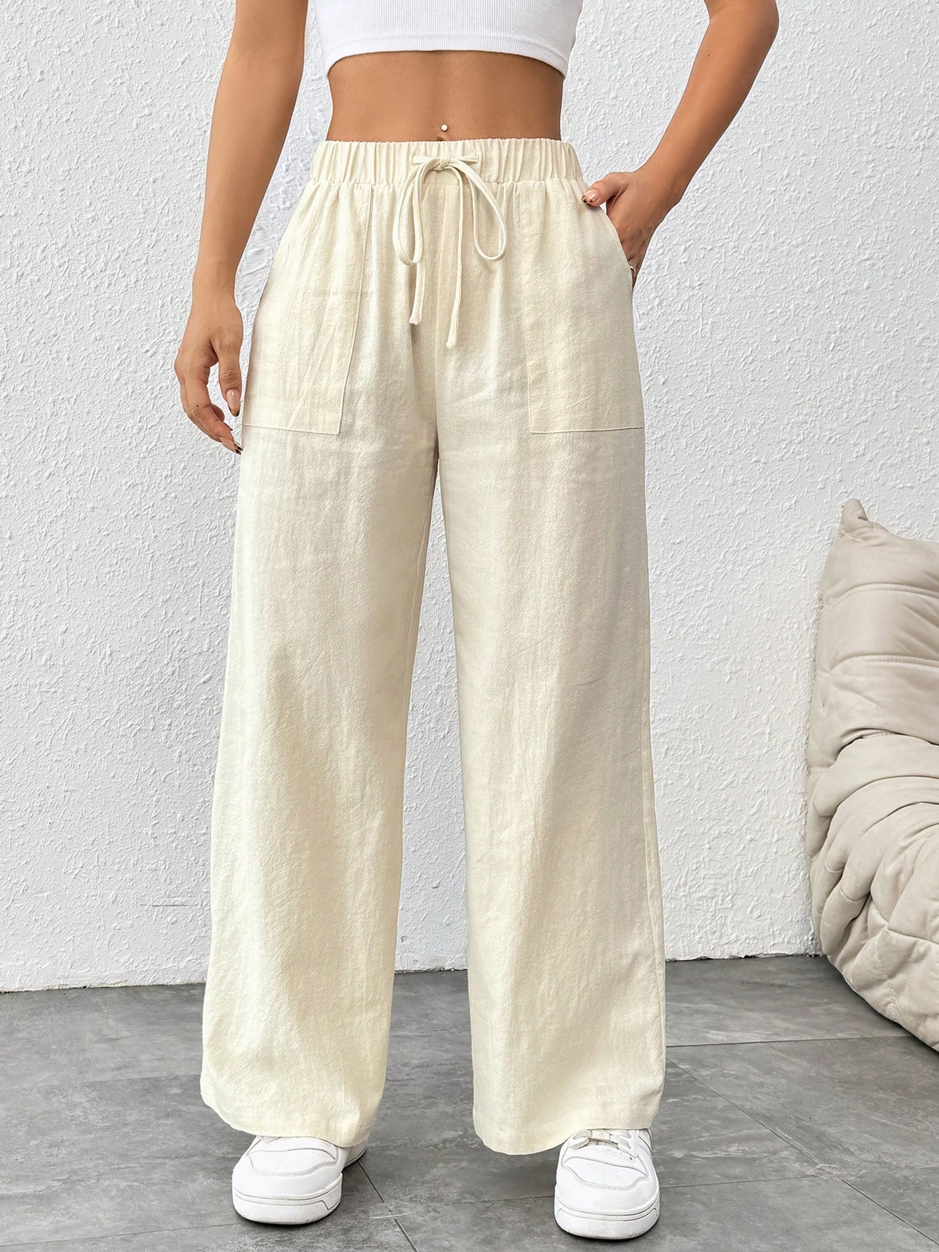 In Beige Women Pants