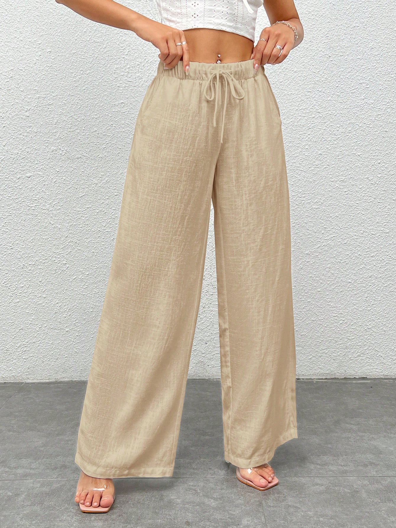 In Beige Women Pants