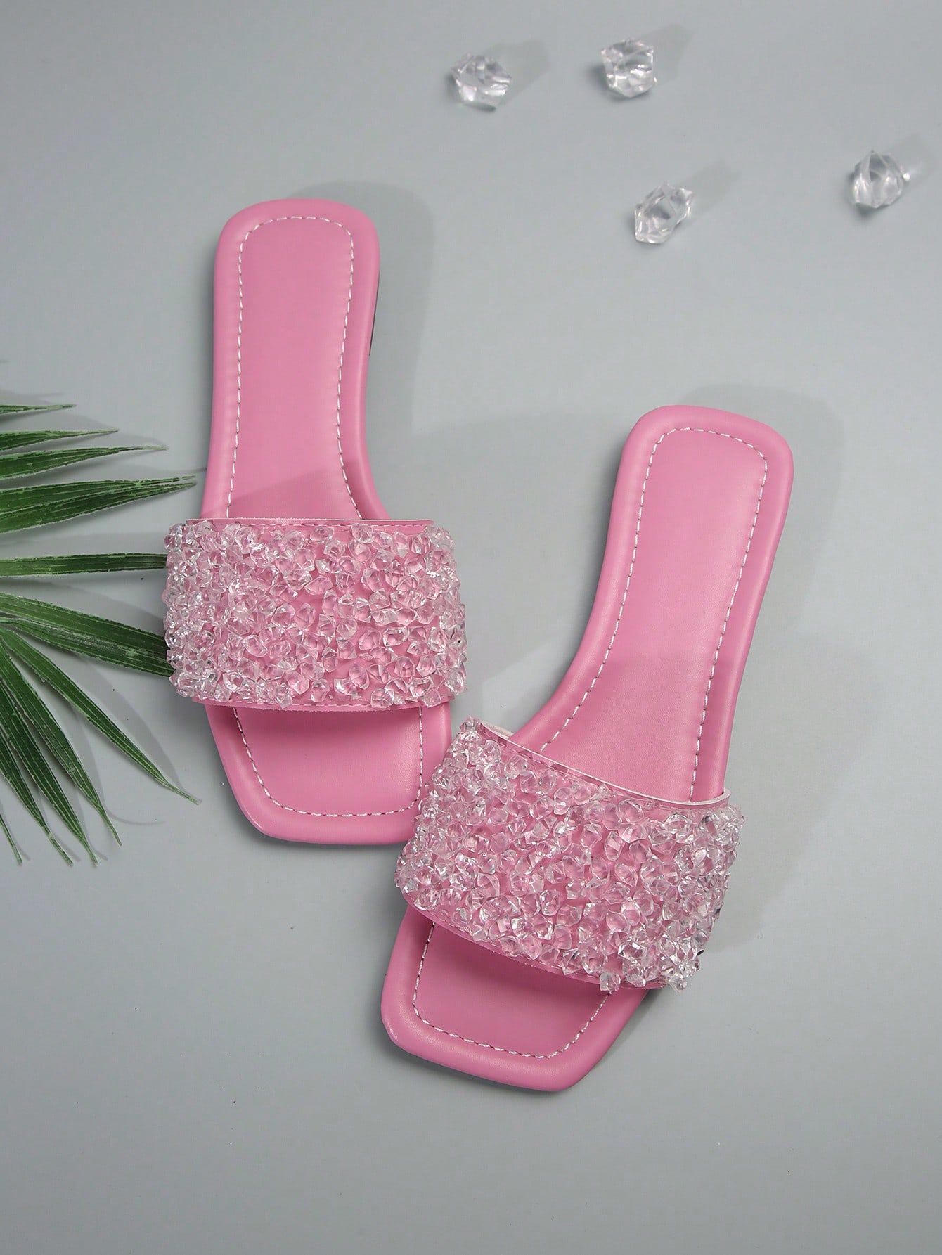 In Pink Women Flat Sandals