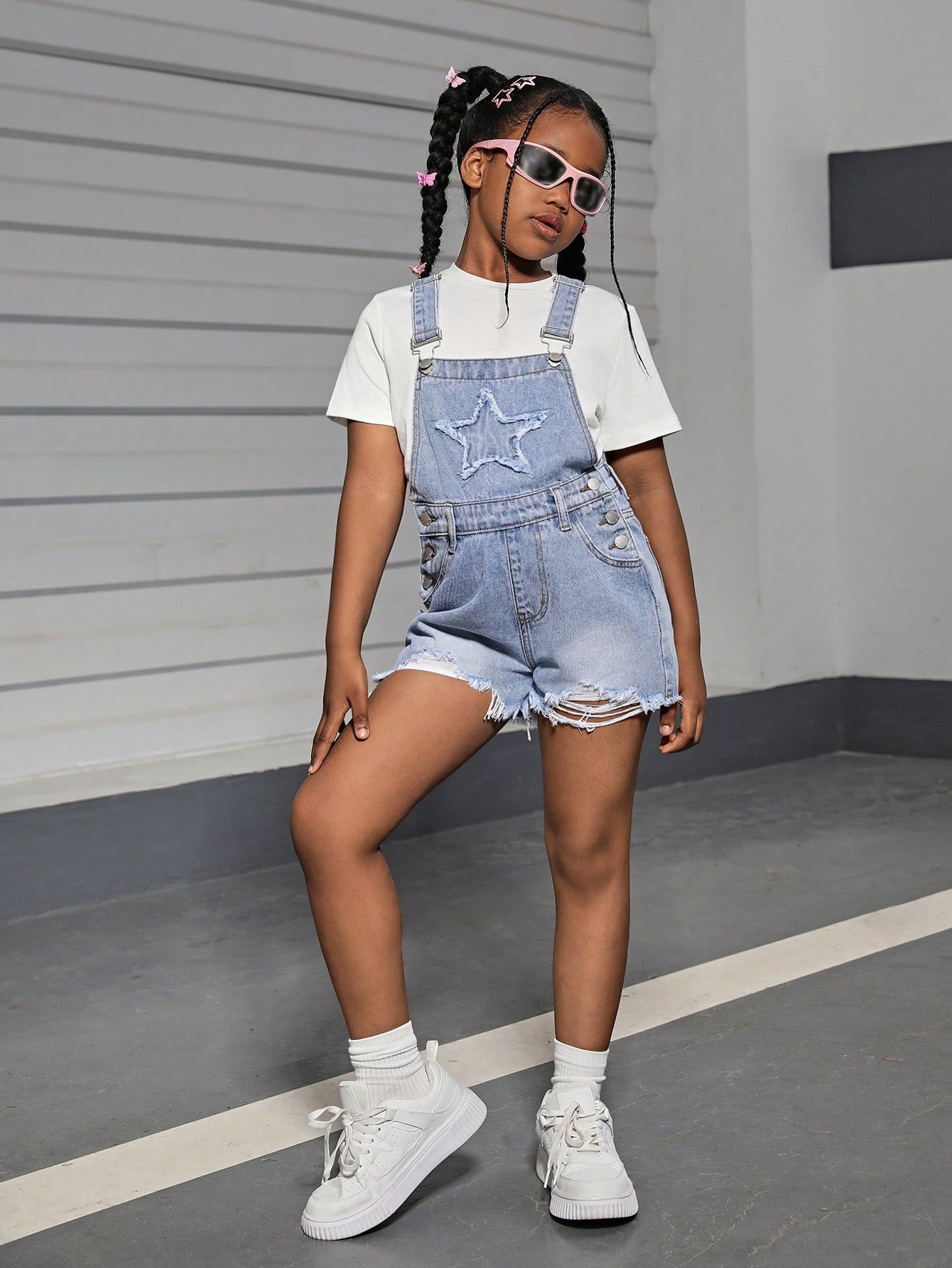 Tween Girls Denim Overalls & Jumpsuits