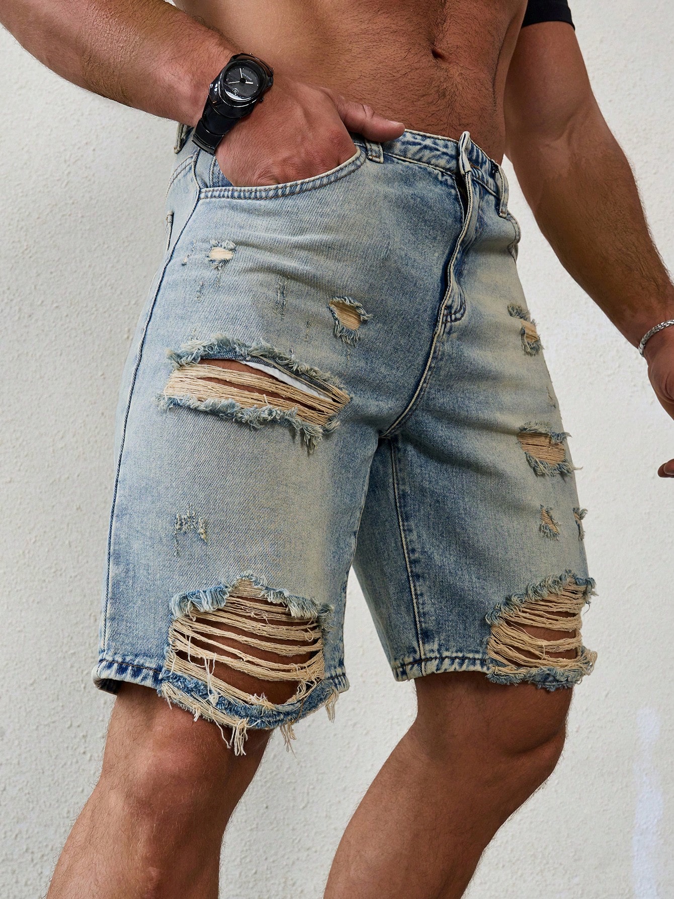 Men Denim Shorts