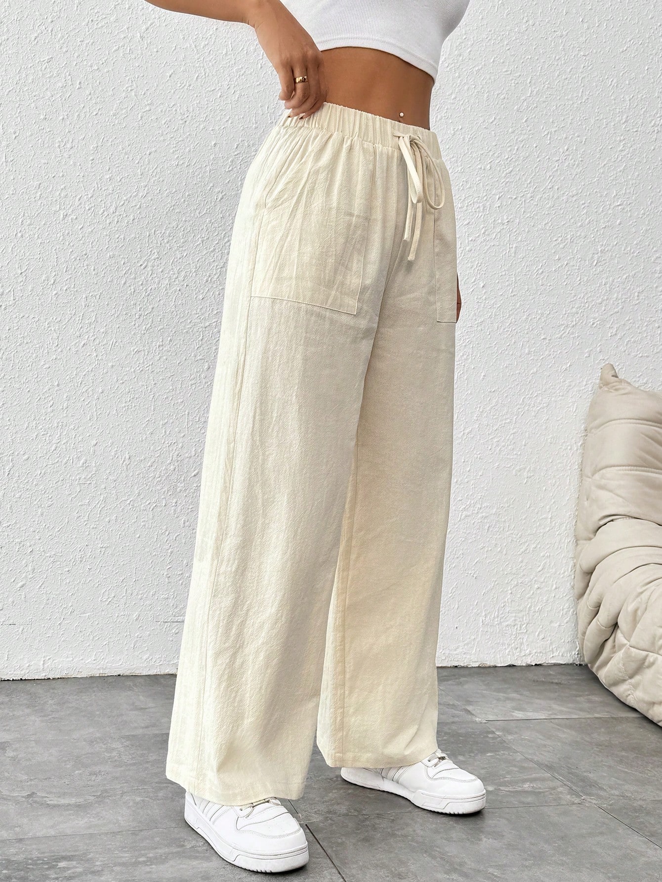 In Beige Women Pants