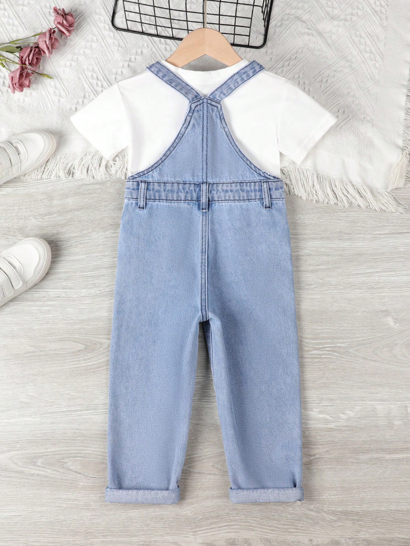 Young Girls Denim Overalls & Jumpsuits