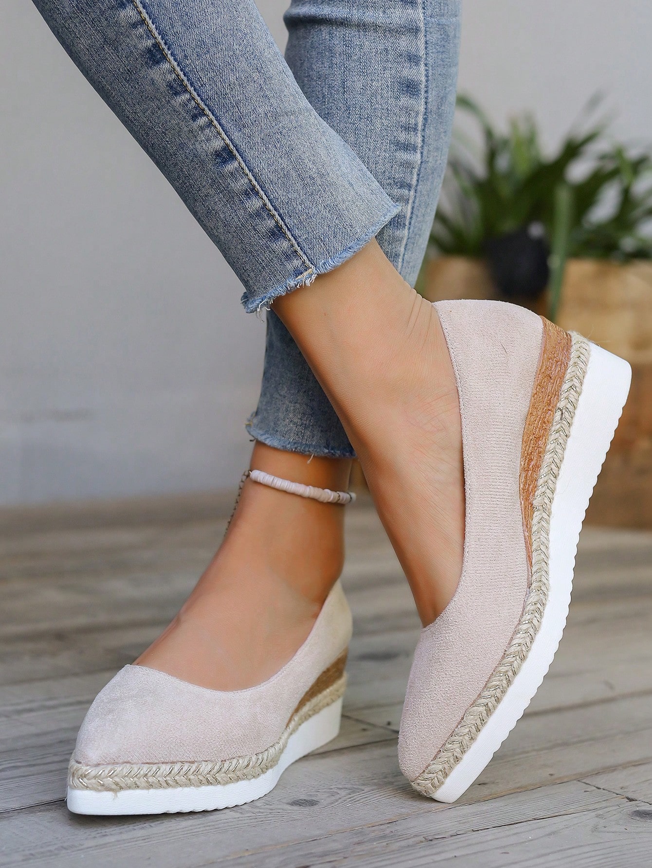 In Apricot Women Wedges & Flatform