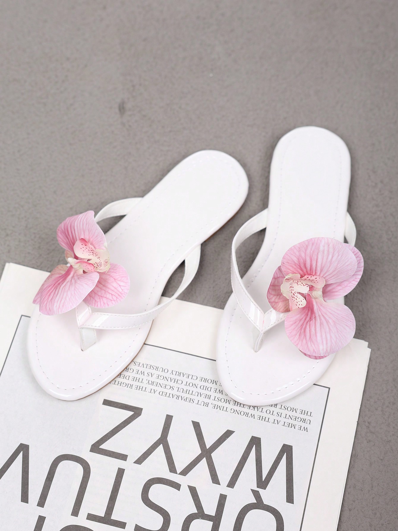 In White Women Flat Sandals