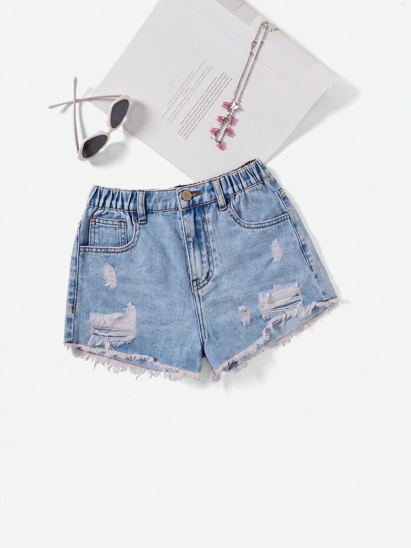 Tween Girls Denim Shorts