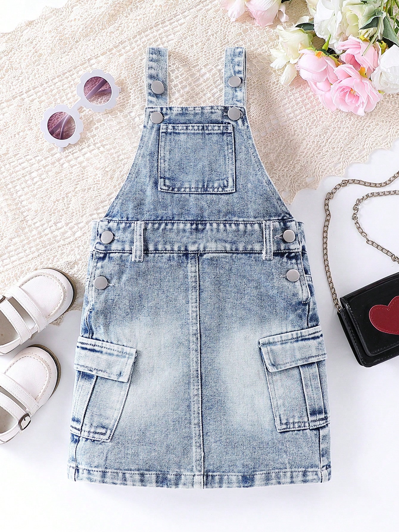 Young Girls Denim Dresses