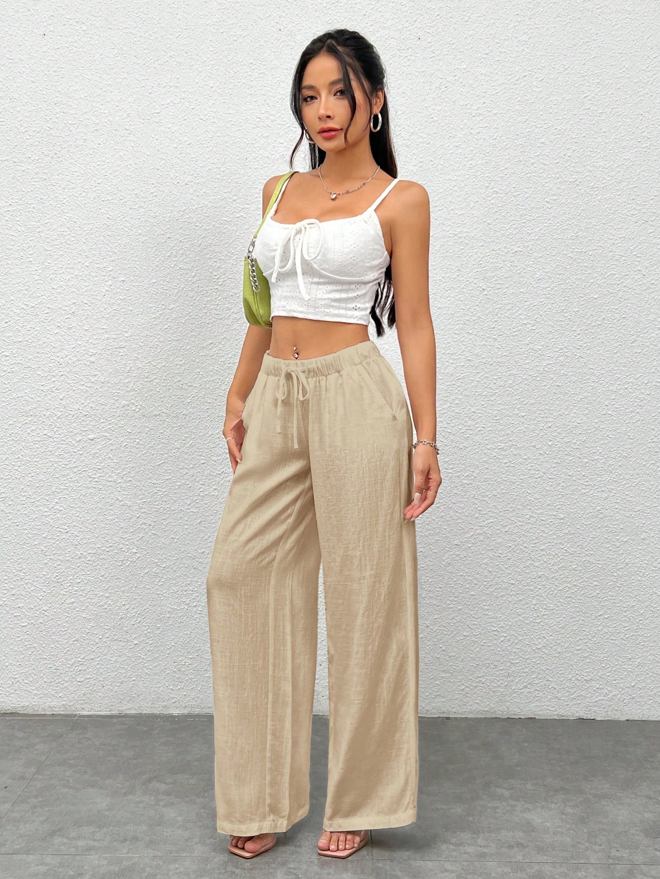 In Beige Women Pants