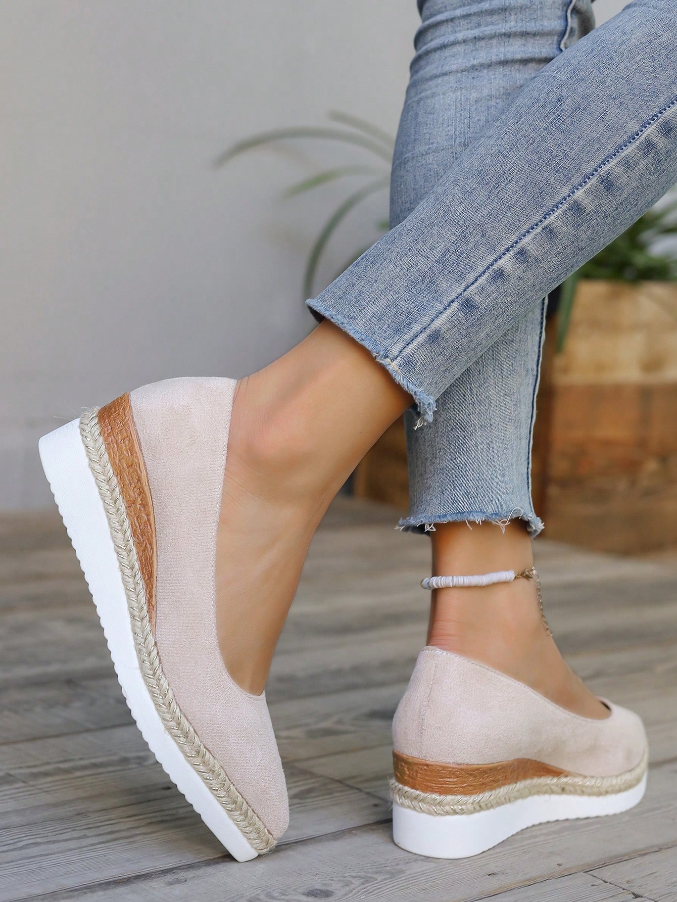 In Apricot Women Wedges & Flatform