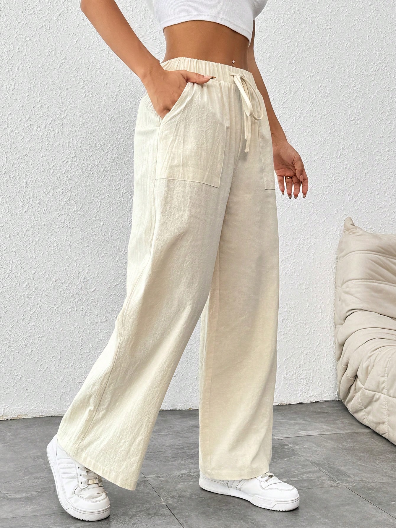 In Beige Women Pants