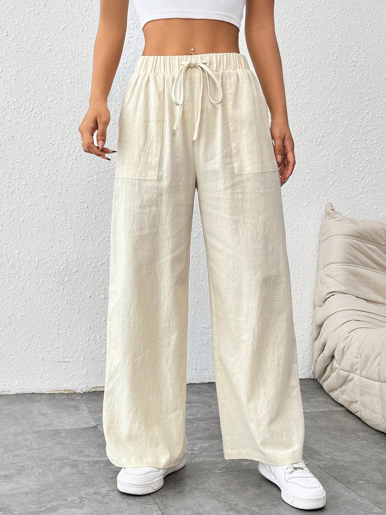 In Beige Women Pants