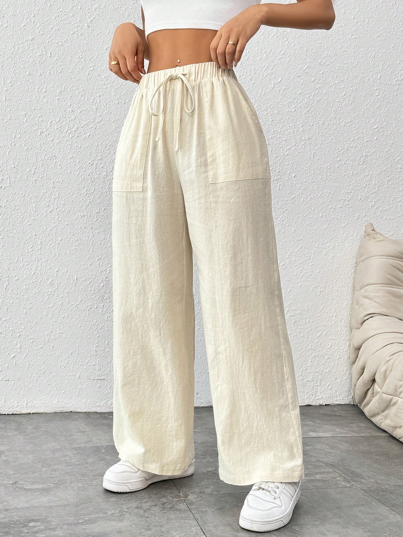 In Beige Women Pants