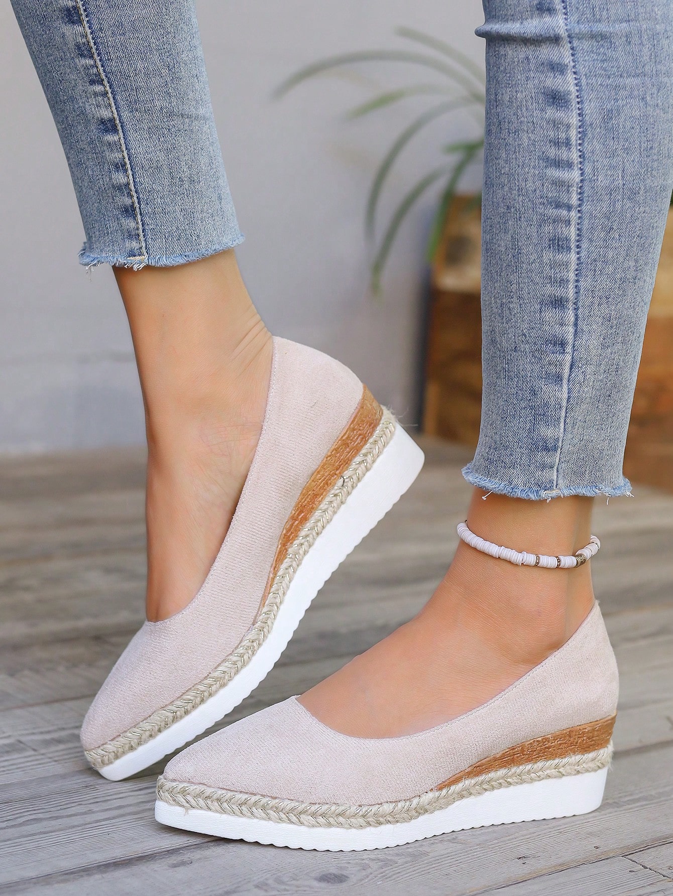 In Apricot Women Wedges & Flatform