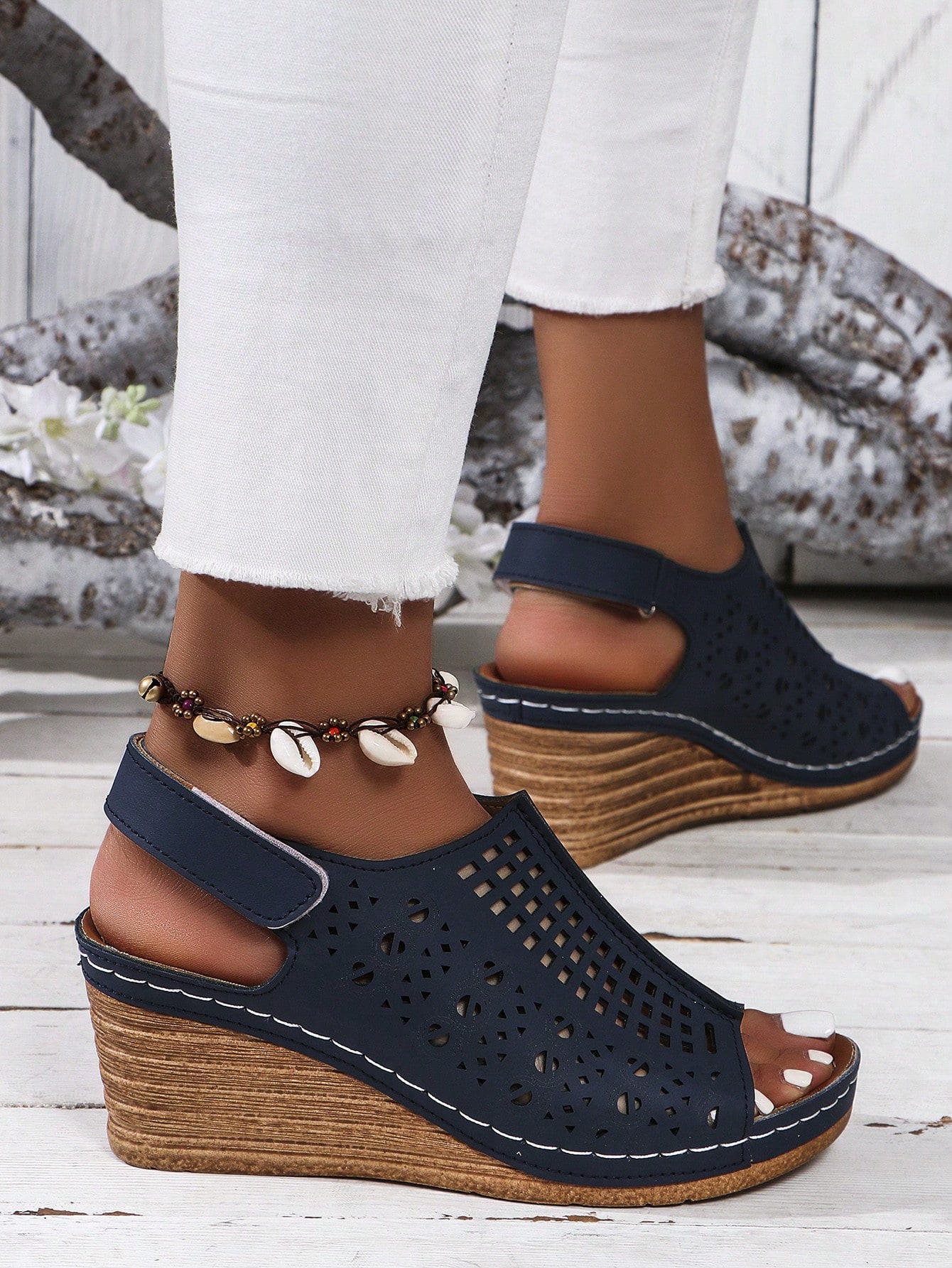 In Blue Women Platforms & Wedge Sandals