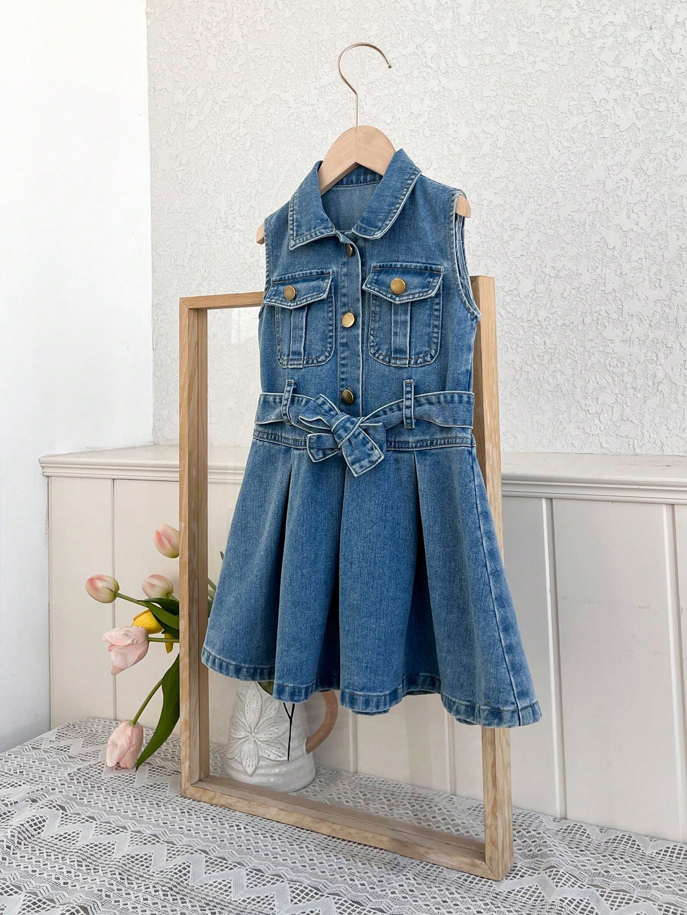 Young Girls Denim Dresses