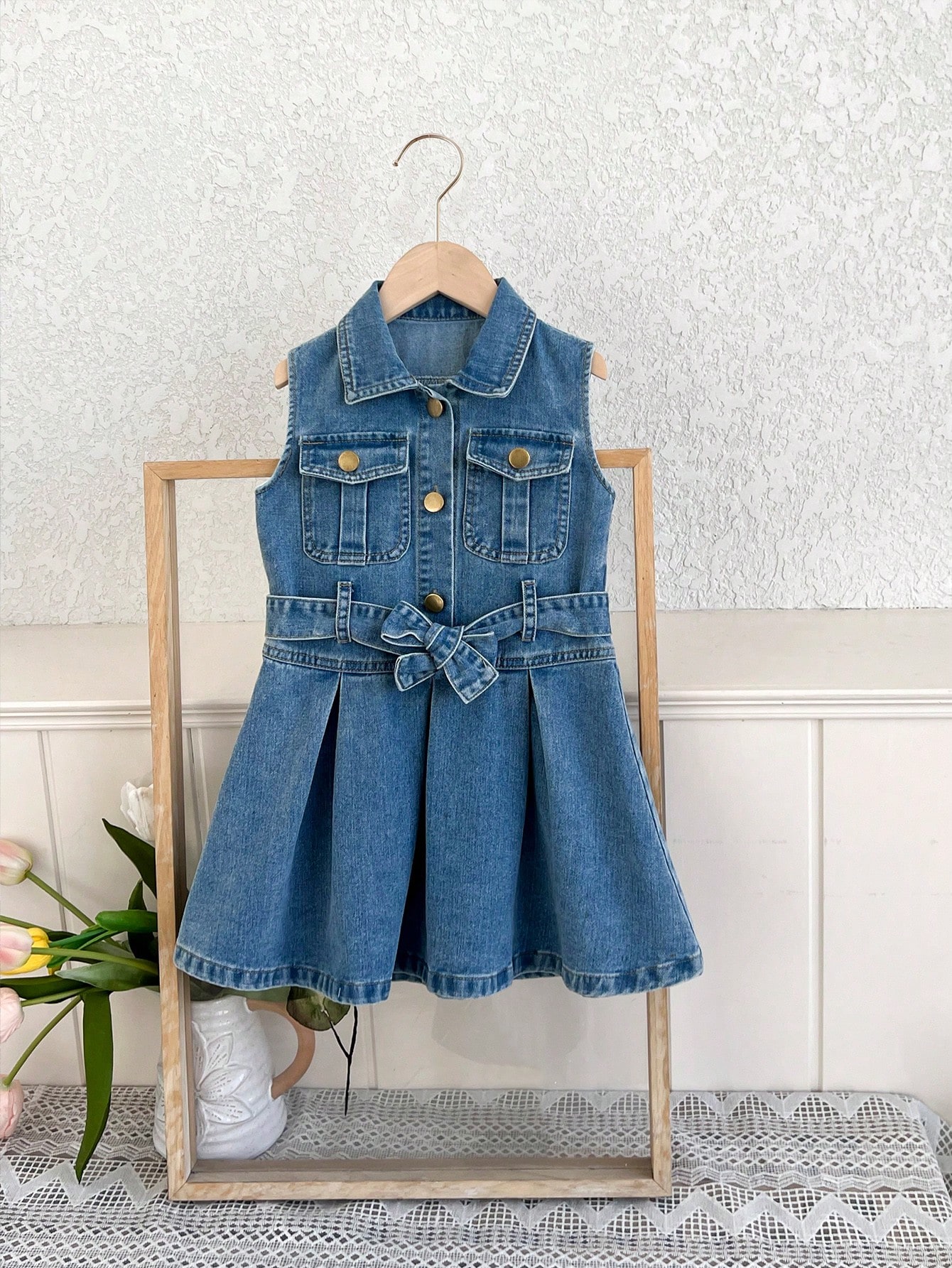 Young Girls Denim Dresses