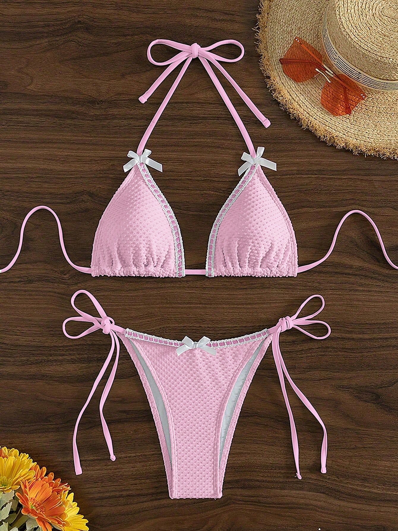 In Pink Women Bikini Sets