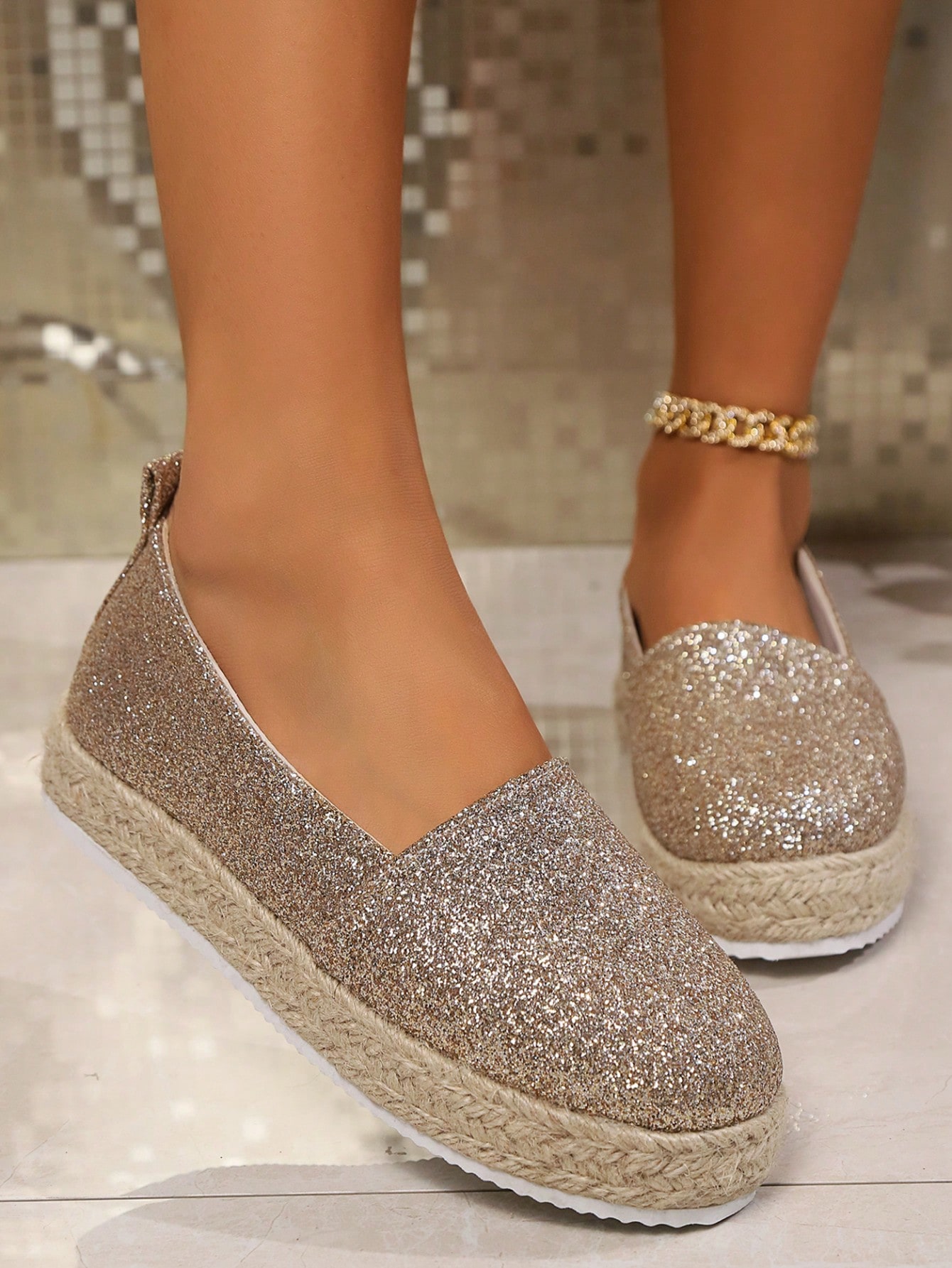 In Gold Women Wedges & Flatform